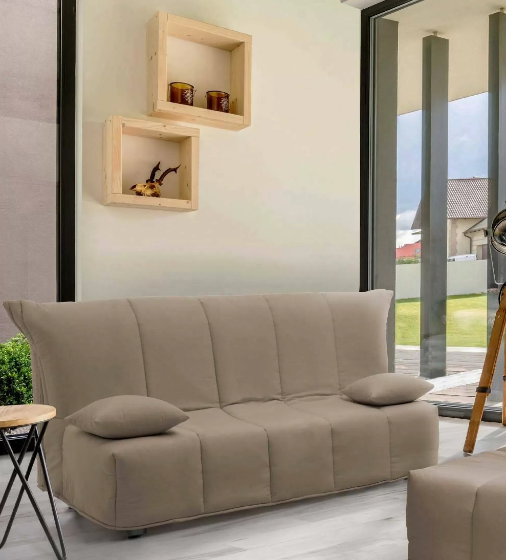 Dmora Divani Letto 3 Posti<Divano letto 3 posti Antal, Cm 165x90h85,