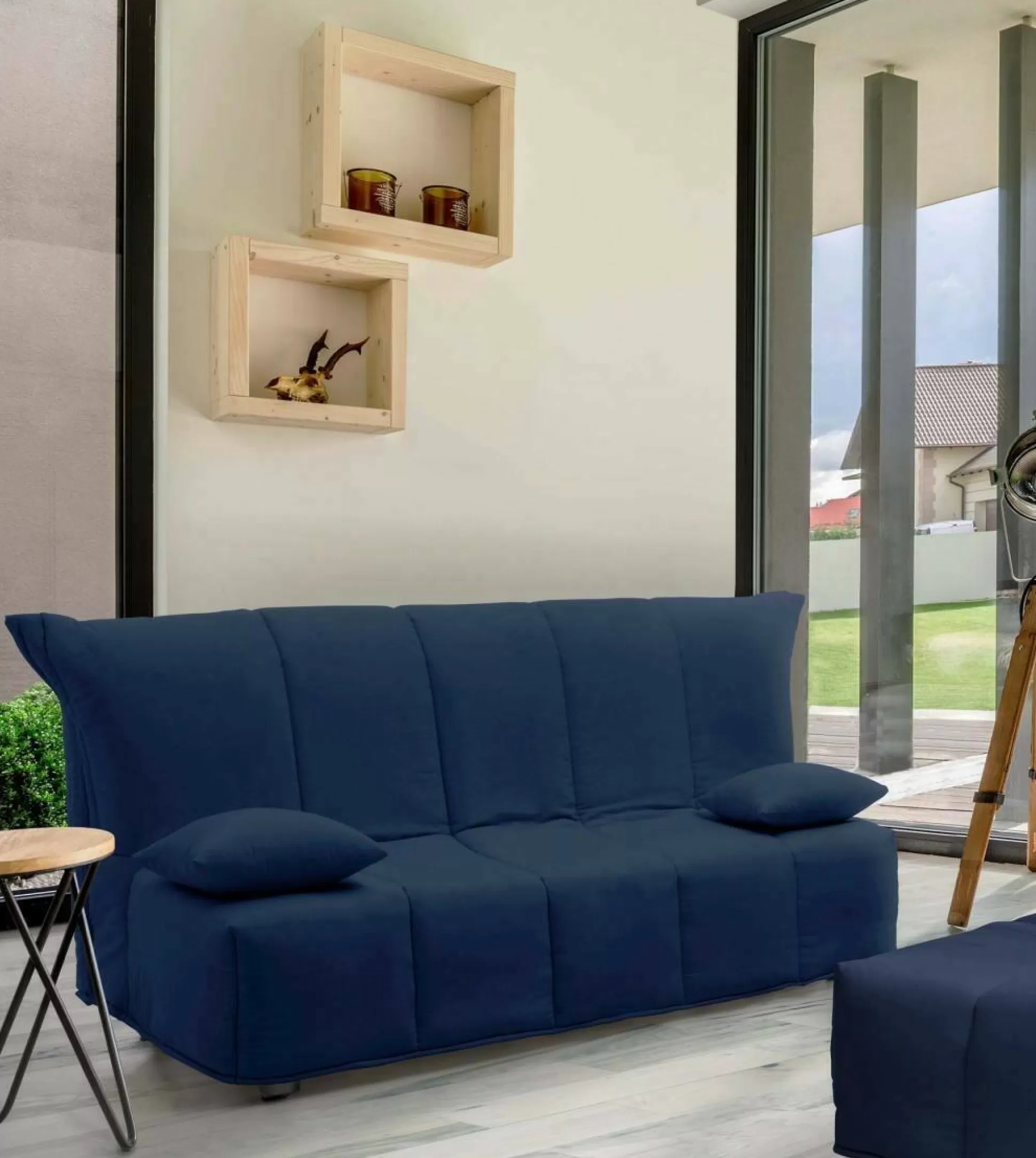 Dmora Divani Letto 2 Posti<Divano letto 2 posti Ariska, Cm 125x90h85,