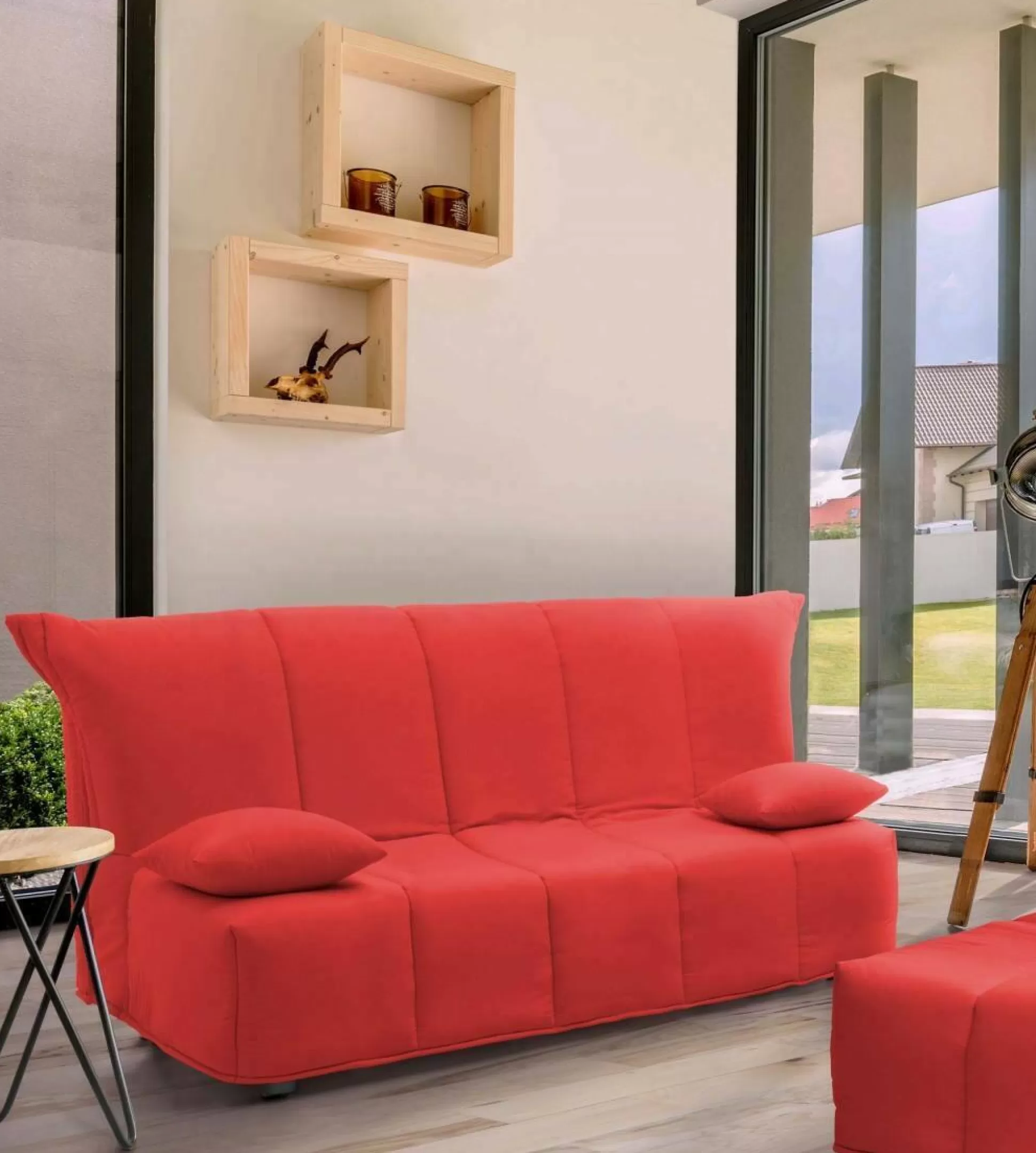 Dmora Divani Letto 2 Posti<Divano letto 2 posti Ariska, Cm 125x90h85,