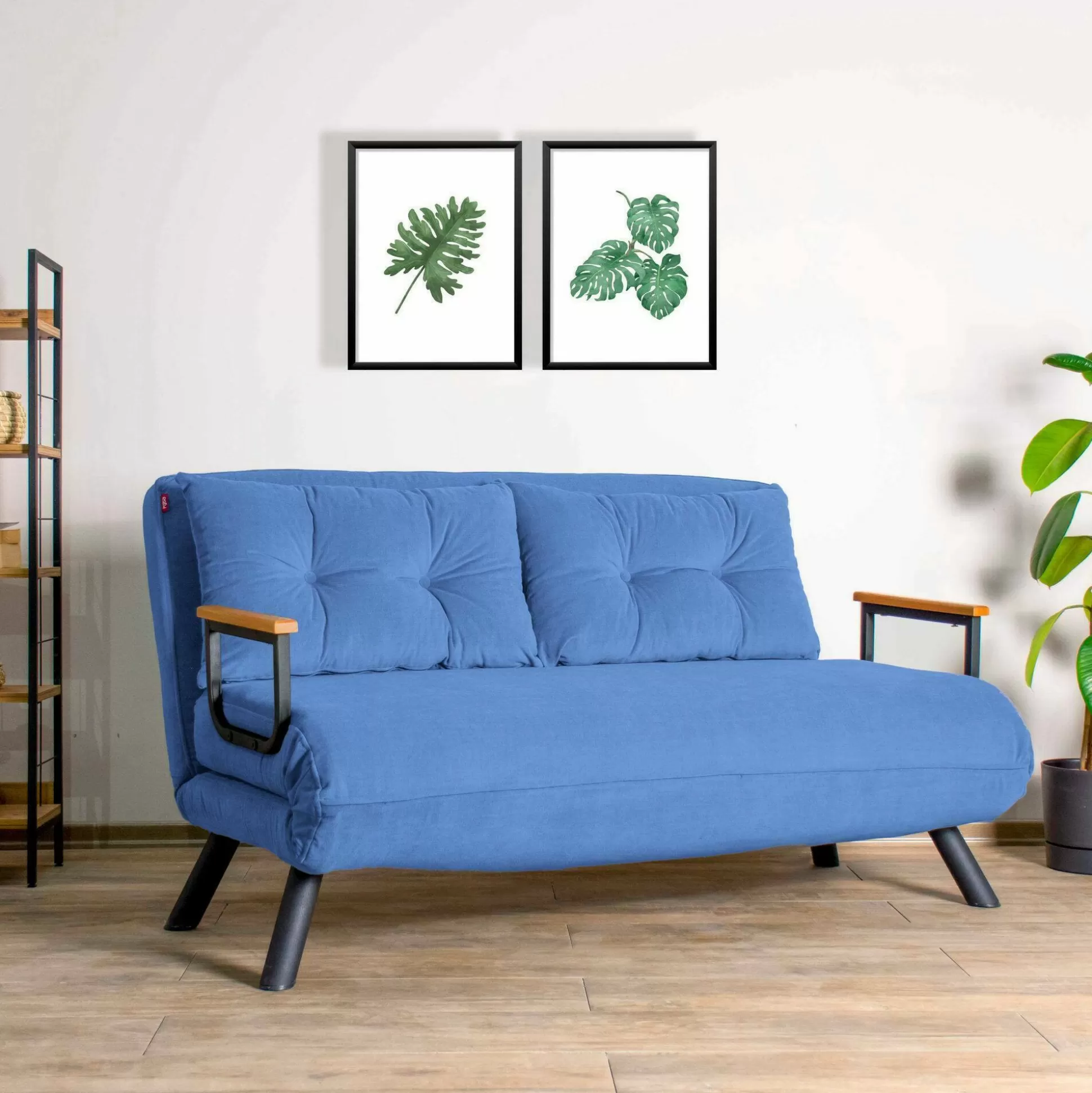 Dmora Divani Letto 2 Posti<Divano letto 2 posti Calvin 133x78 h78 cm,