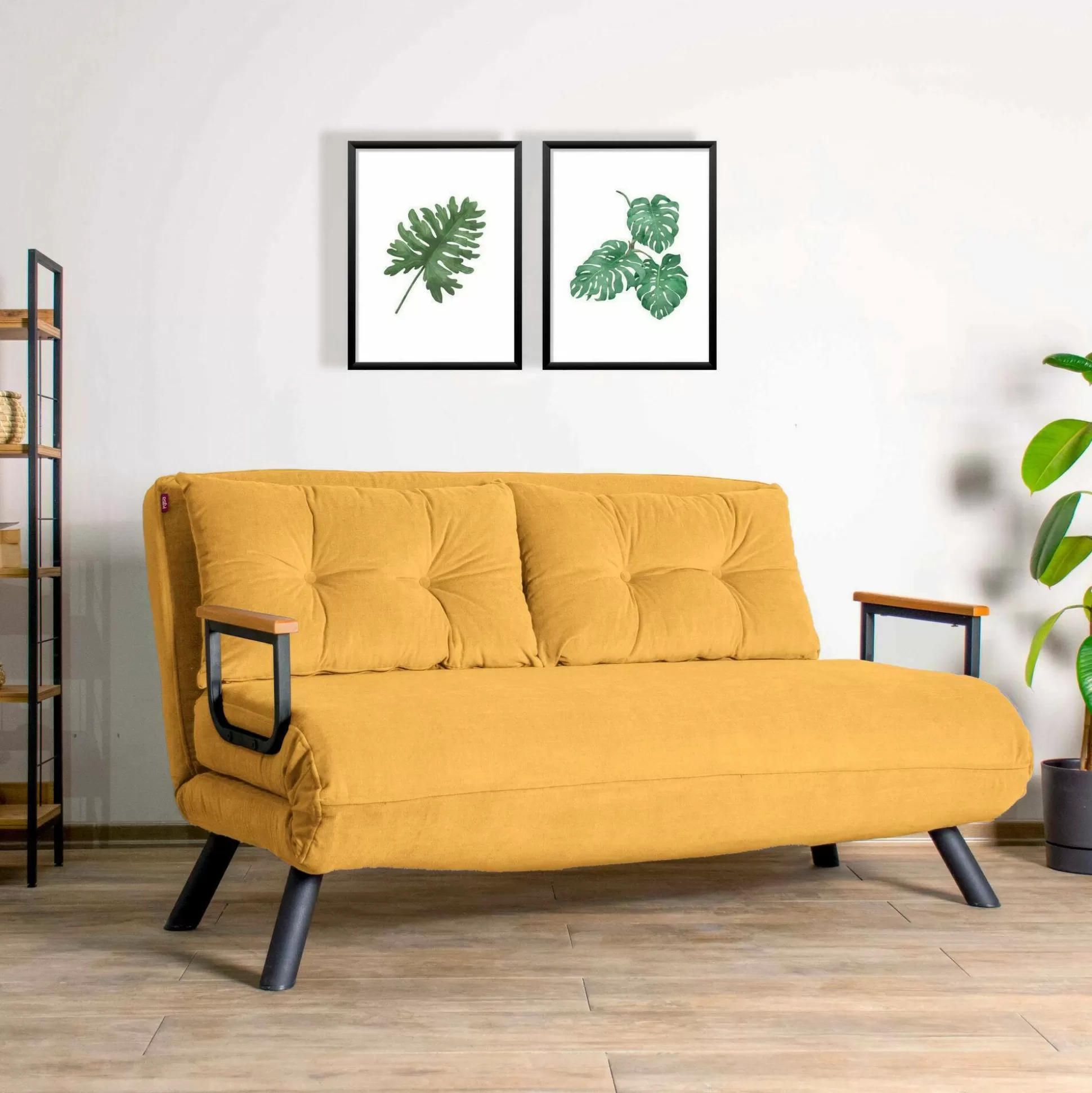 Dmora Divani Letto 2 Posti<Divano letto 2 posti Calvin 133x78 h78 cm,