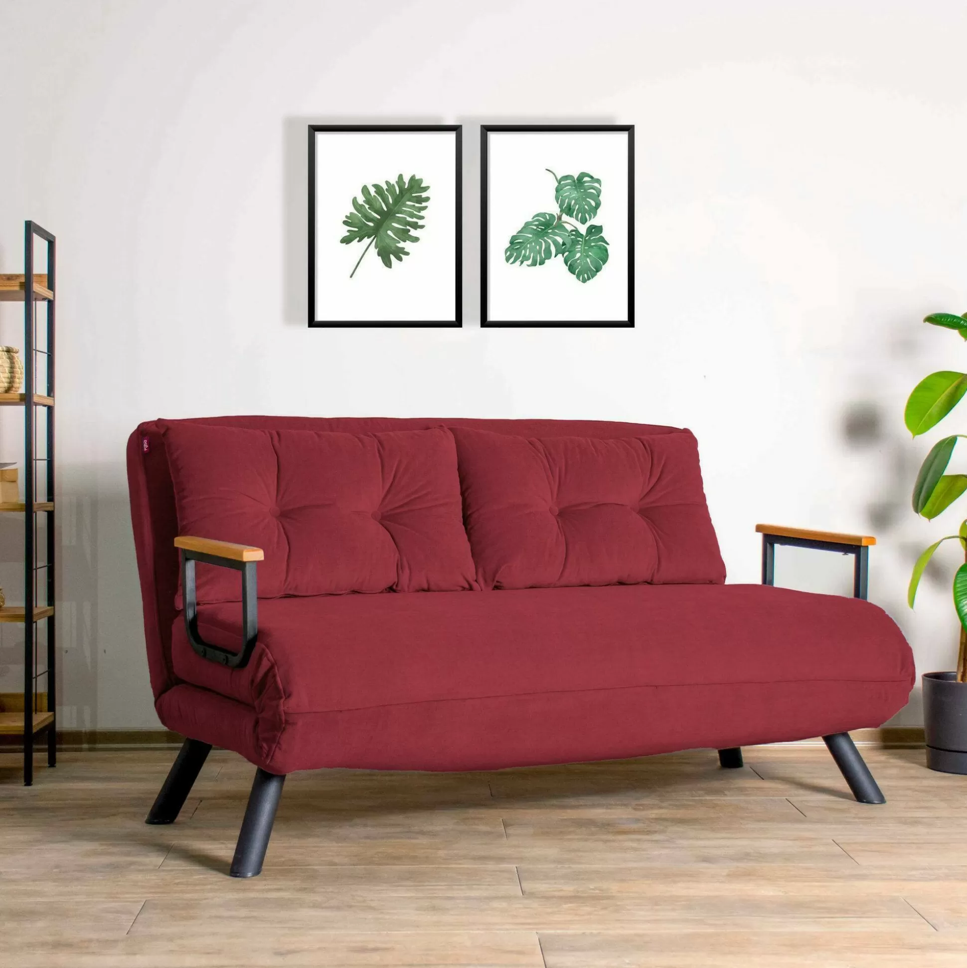 Dmora Divani Letto 2 Posti<Divano letto 2 posti Calvin 133x78 h78 cm,