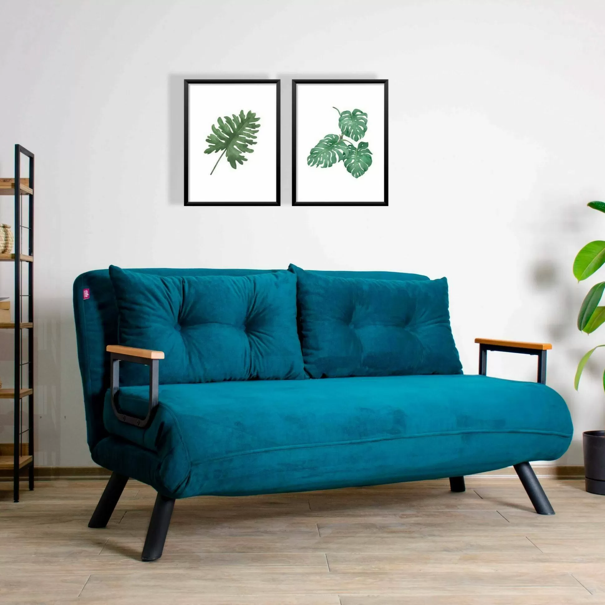 Dmora Divani Letto 2 Posti<Divano letto 2 posti Calvin 133x78 h78 cm,