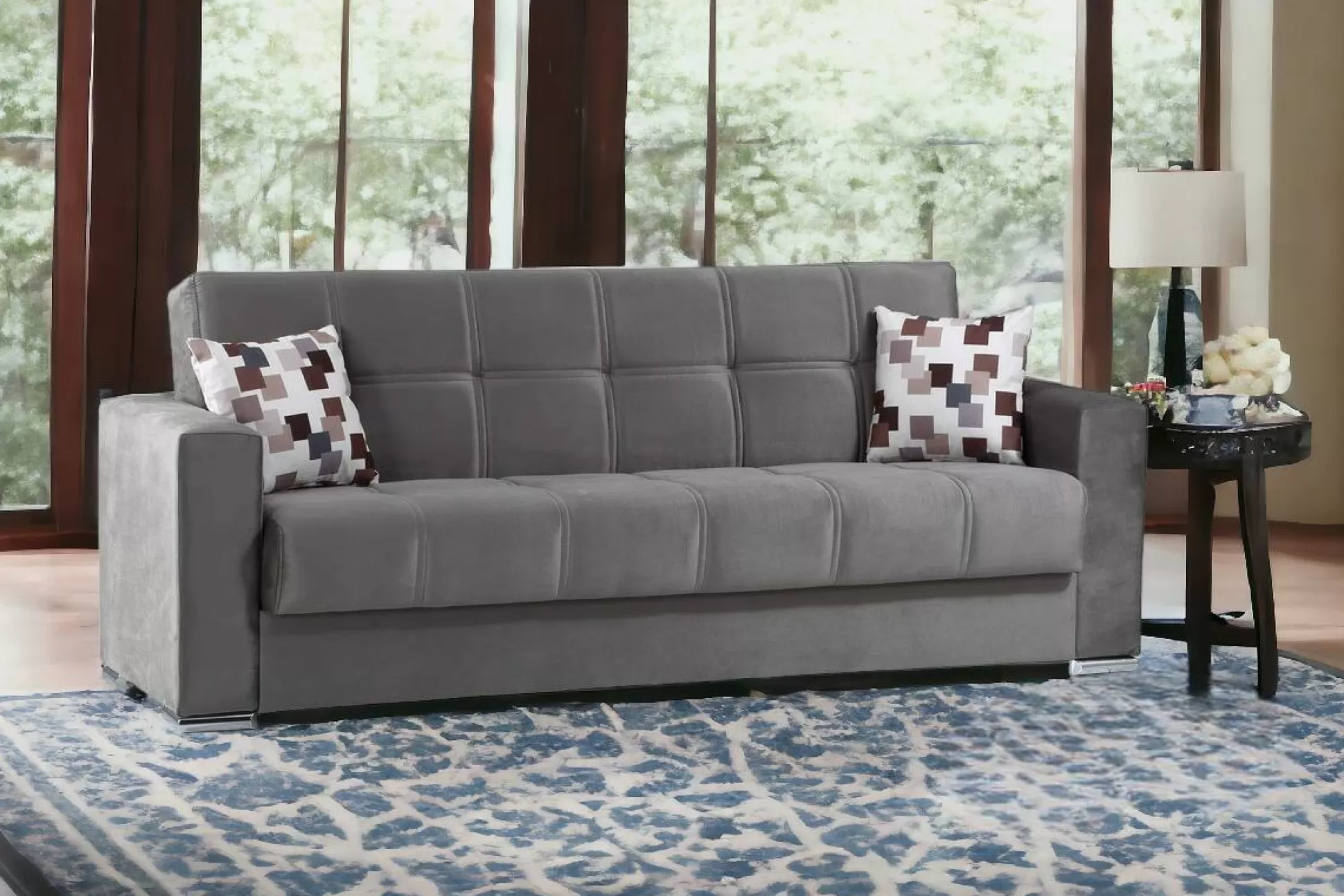 Dmora Divani Letto 3 Posti<Divano letto 3 posti Ddelori, 226x85h91 cm,
