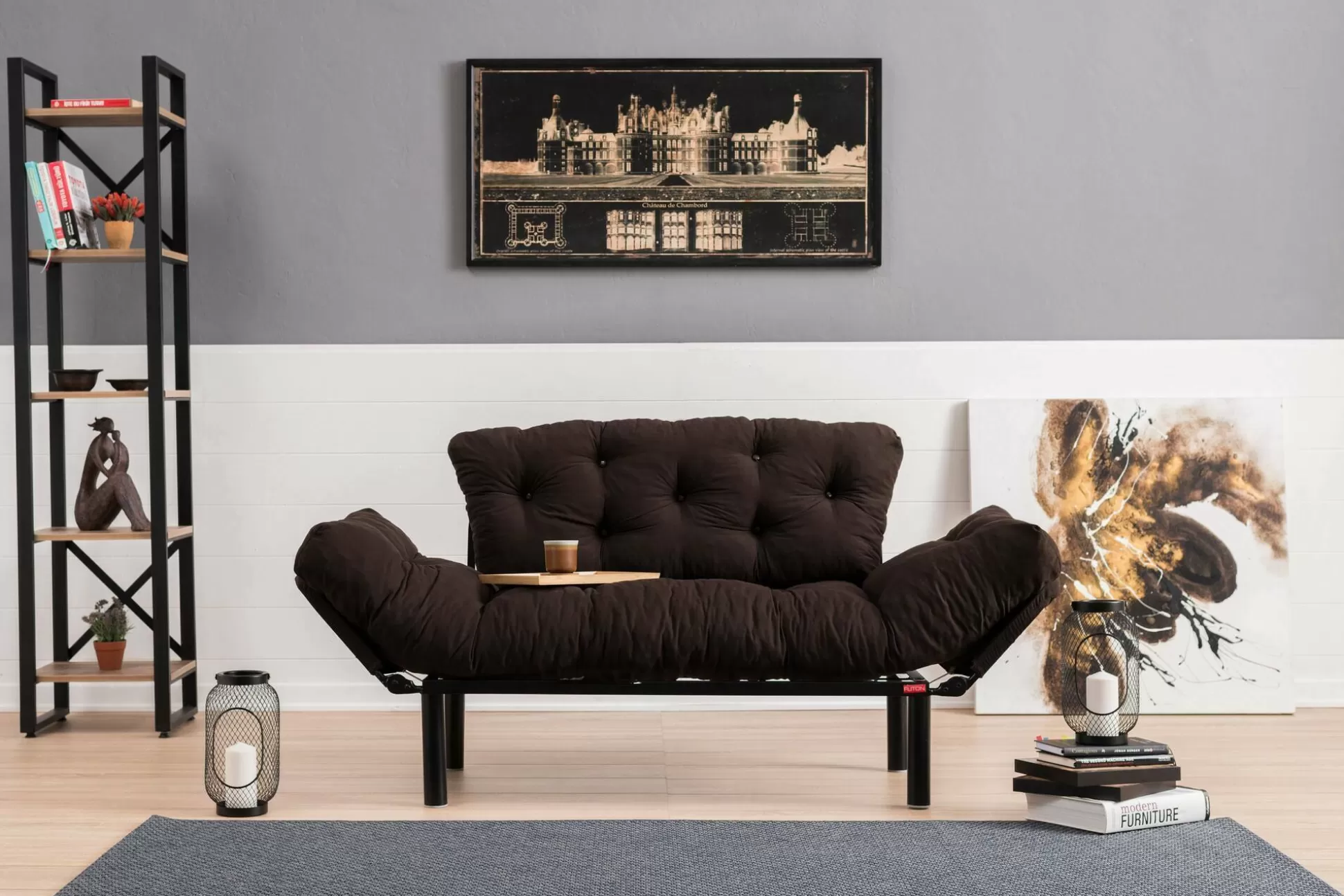 Dmora Divani Letto 2 Posti<Divano letto 2 posti Dravagliol, 155x70 h85 cm,