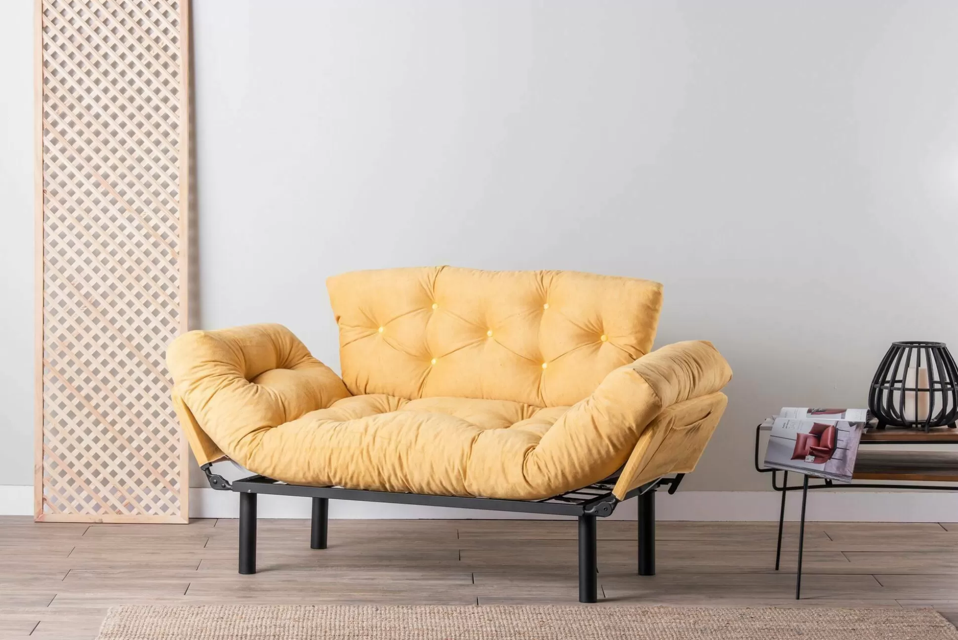 Dmora Divani Letto 2 Posti<Divano letto 2 posti Guchol, 155x70 h85 cm,