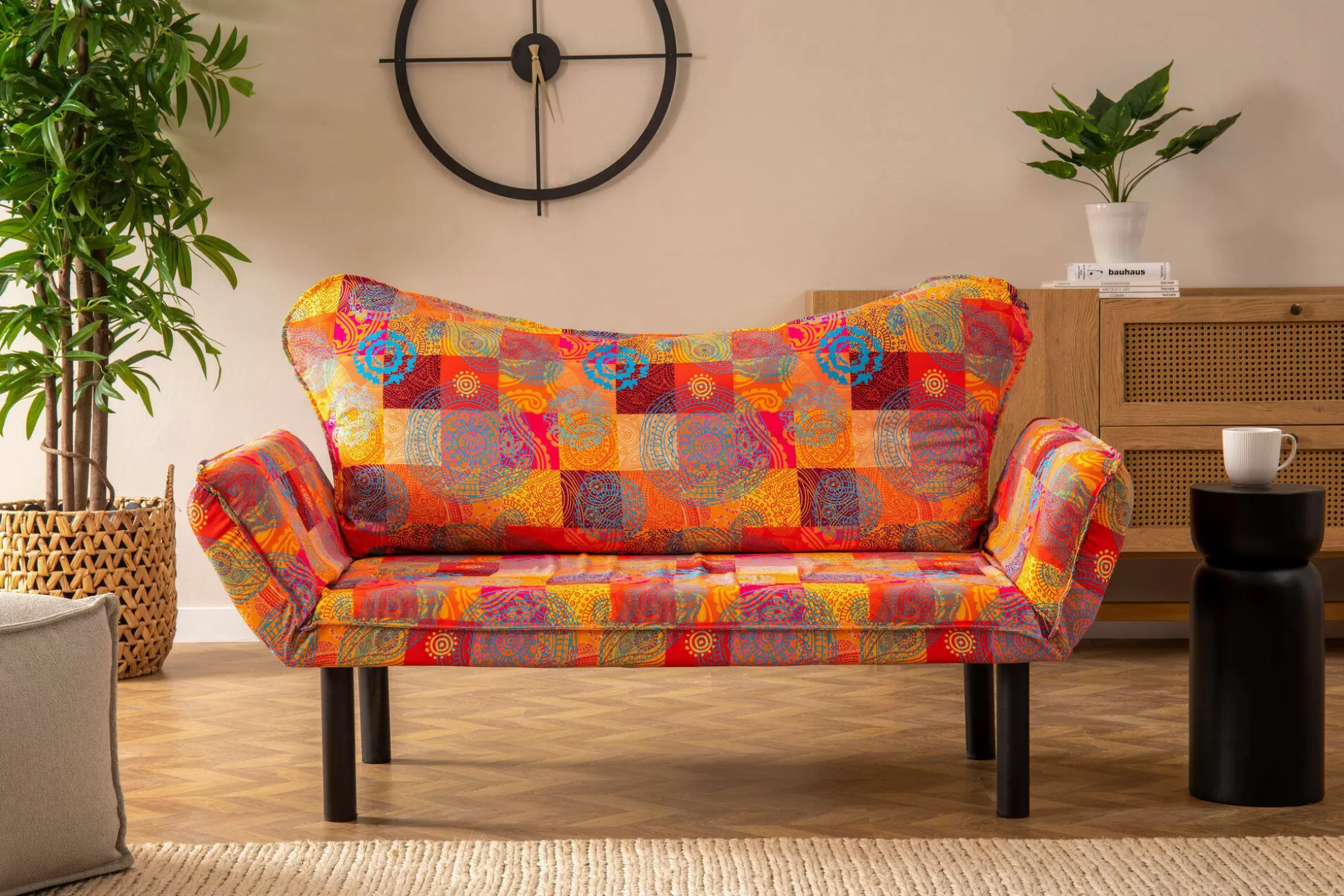 Dmora Divani Letto 2 Posti<Divano letto 2 posti Hone, 150x65 h40 cm,