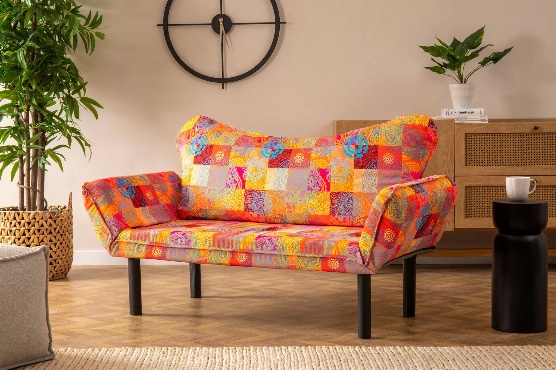 Dmora Divani Letto 2 Posti<Divano letto 2 posti Hone, 150x65 h40 cm,