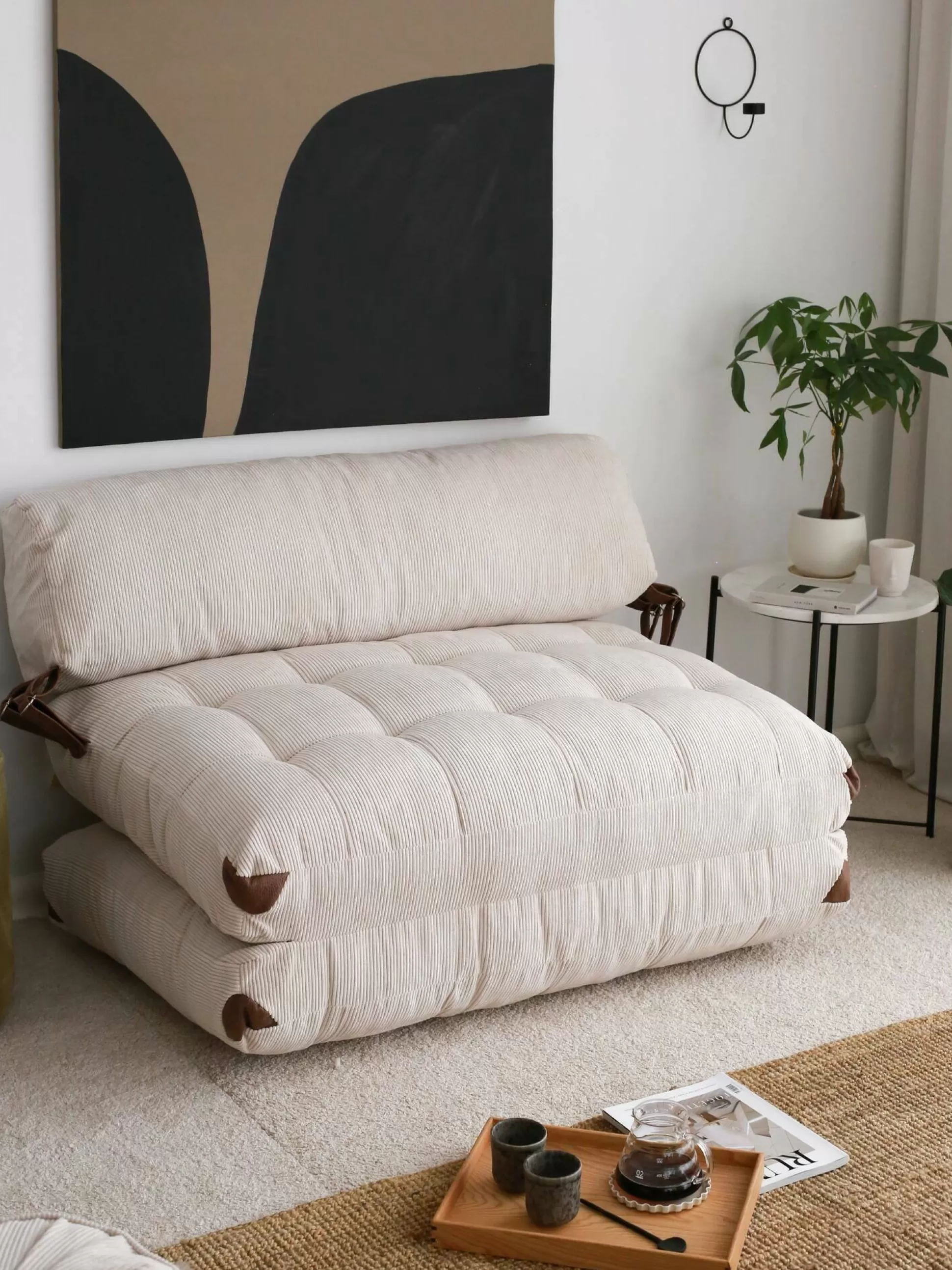 Dmora Divani Letto 2 Posti<Divano letto 2 posti Surigae, 120x75 h79 cm,