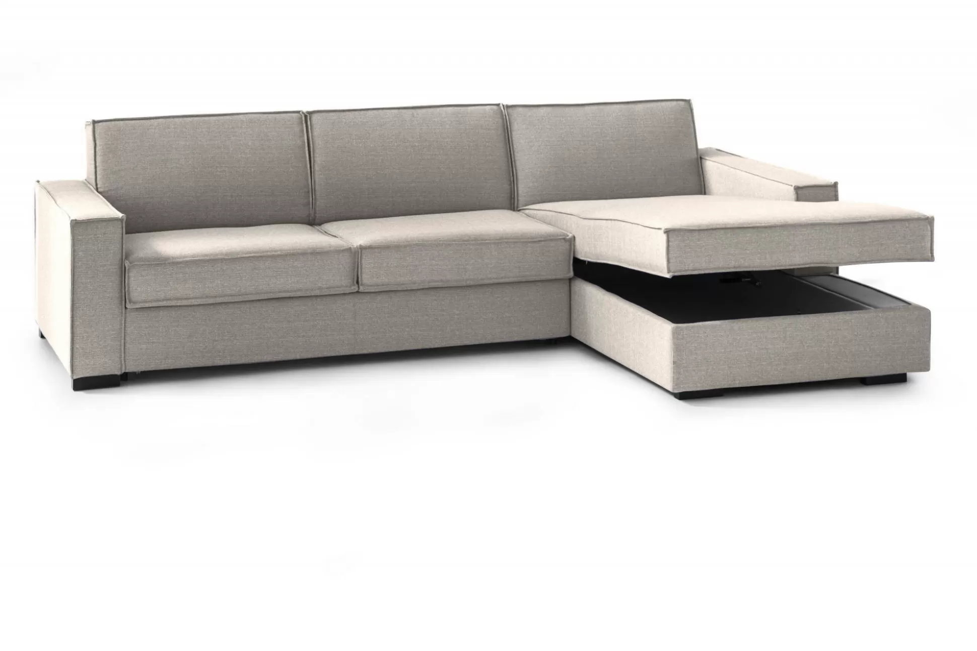 Dmora Divani Letto Con Penisola<Divano letto con penisola Achico, Cm 280x95h90,