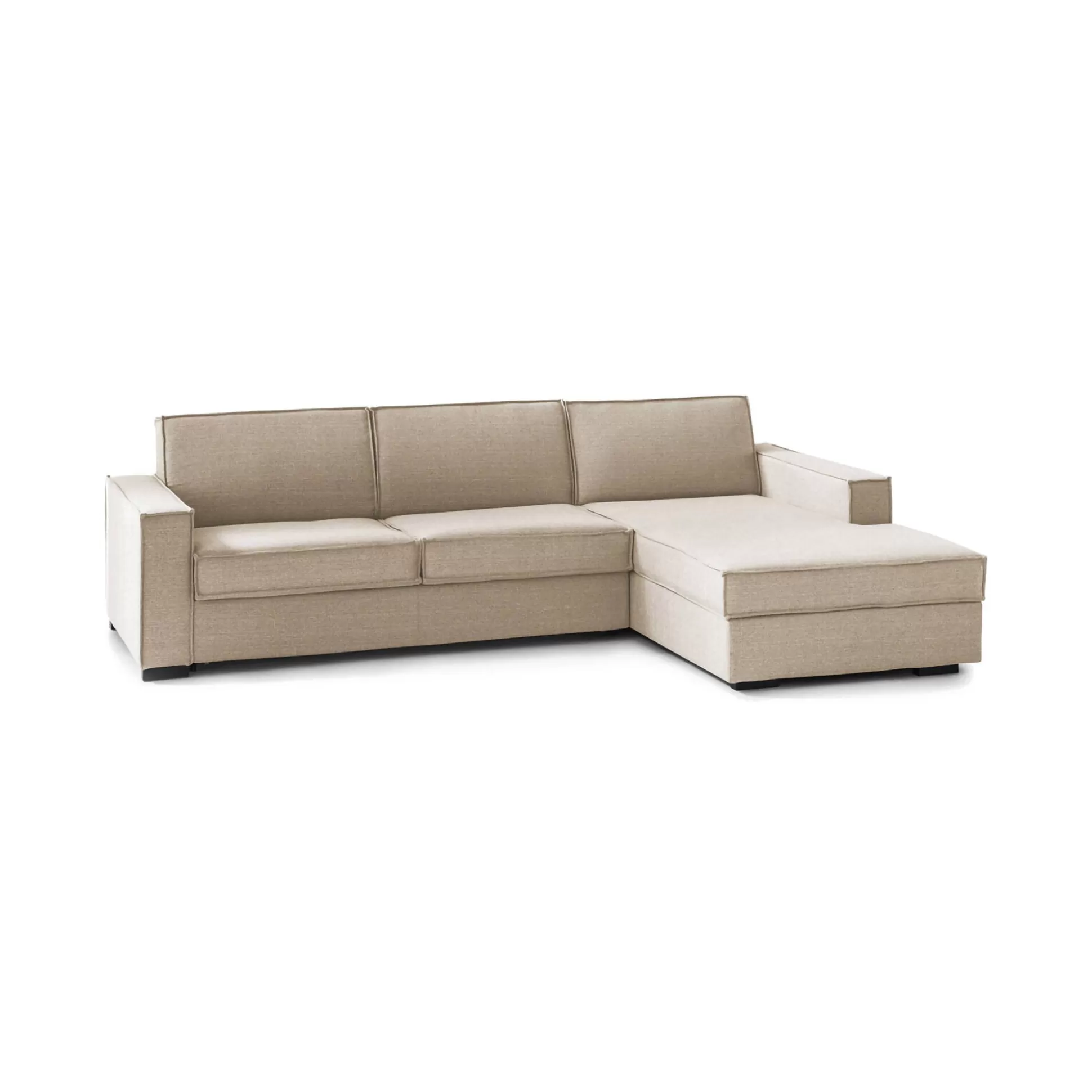 Dmora Divani Letto Con Penisola<Divano letto con penisola Afar, Cm 260x95h90,