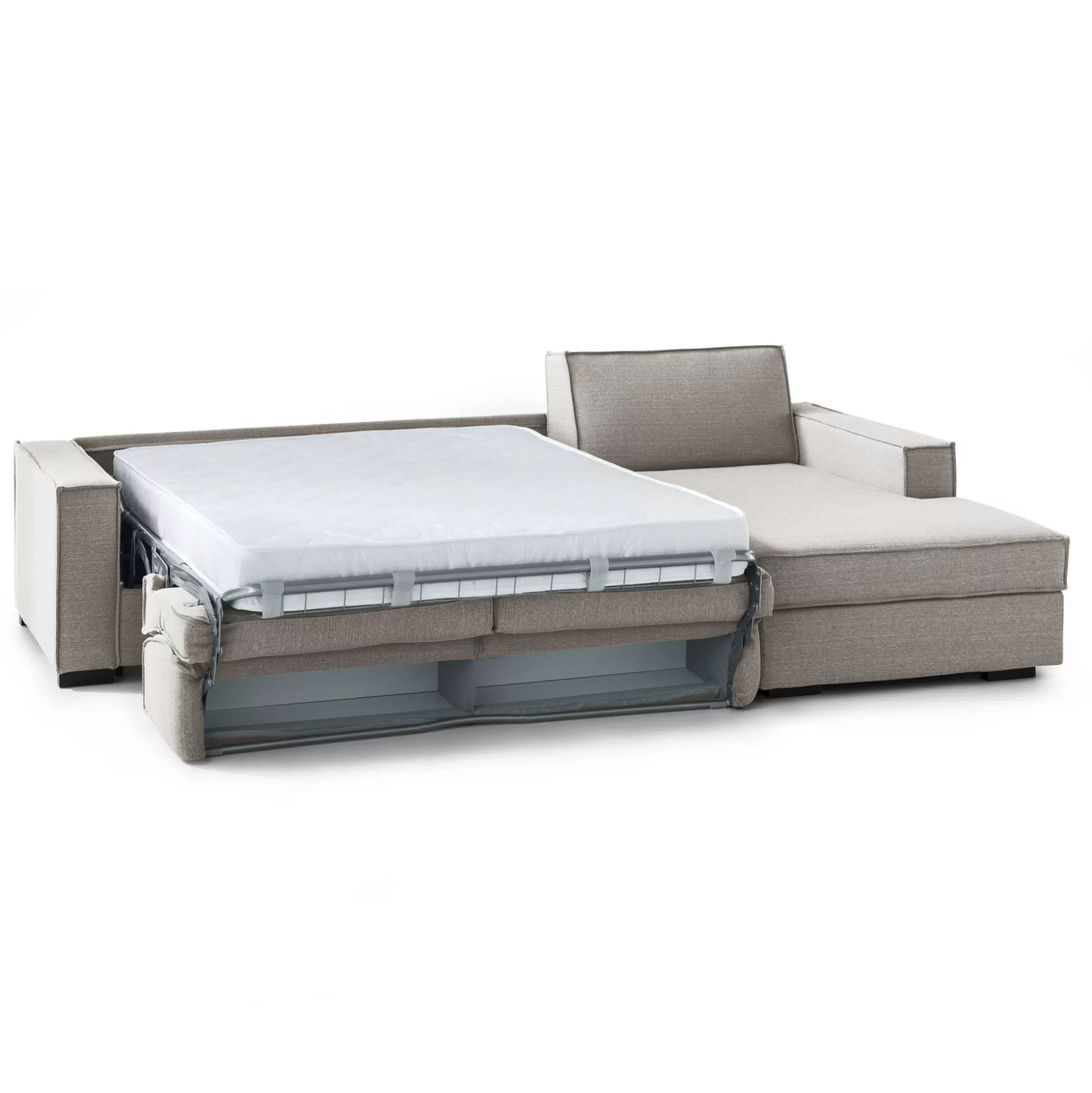 Dmora Divani Letto Con Penisola<Divano letto con penisola Afar, Cm 260x95h90,