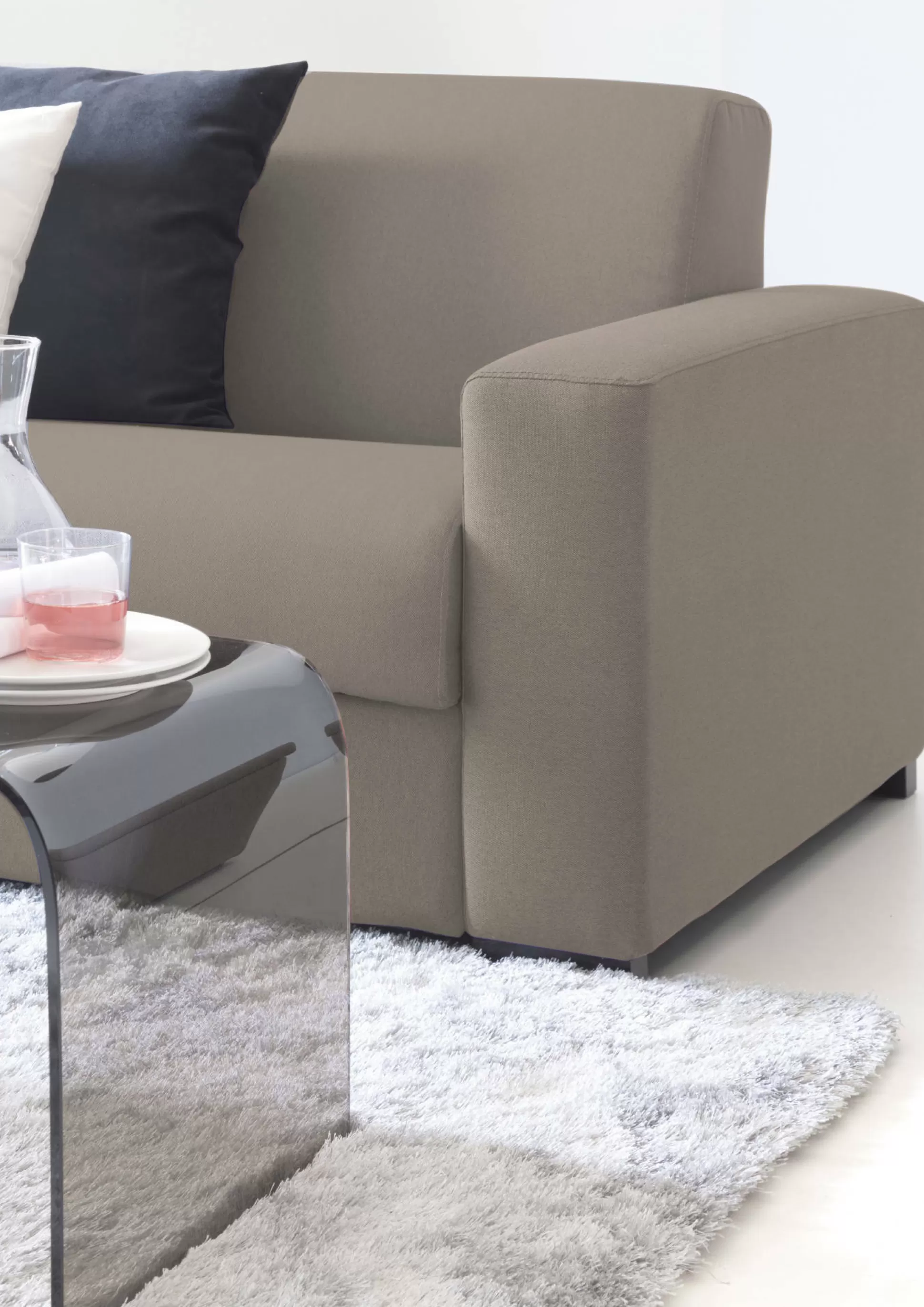 Dmora Divani Letto Con Penisola<Divano letto con penisola Allegria, Cm 260x95h90,