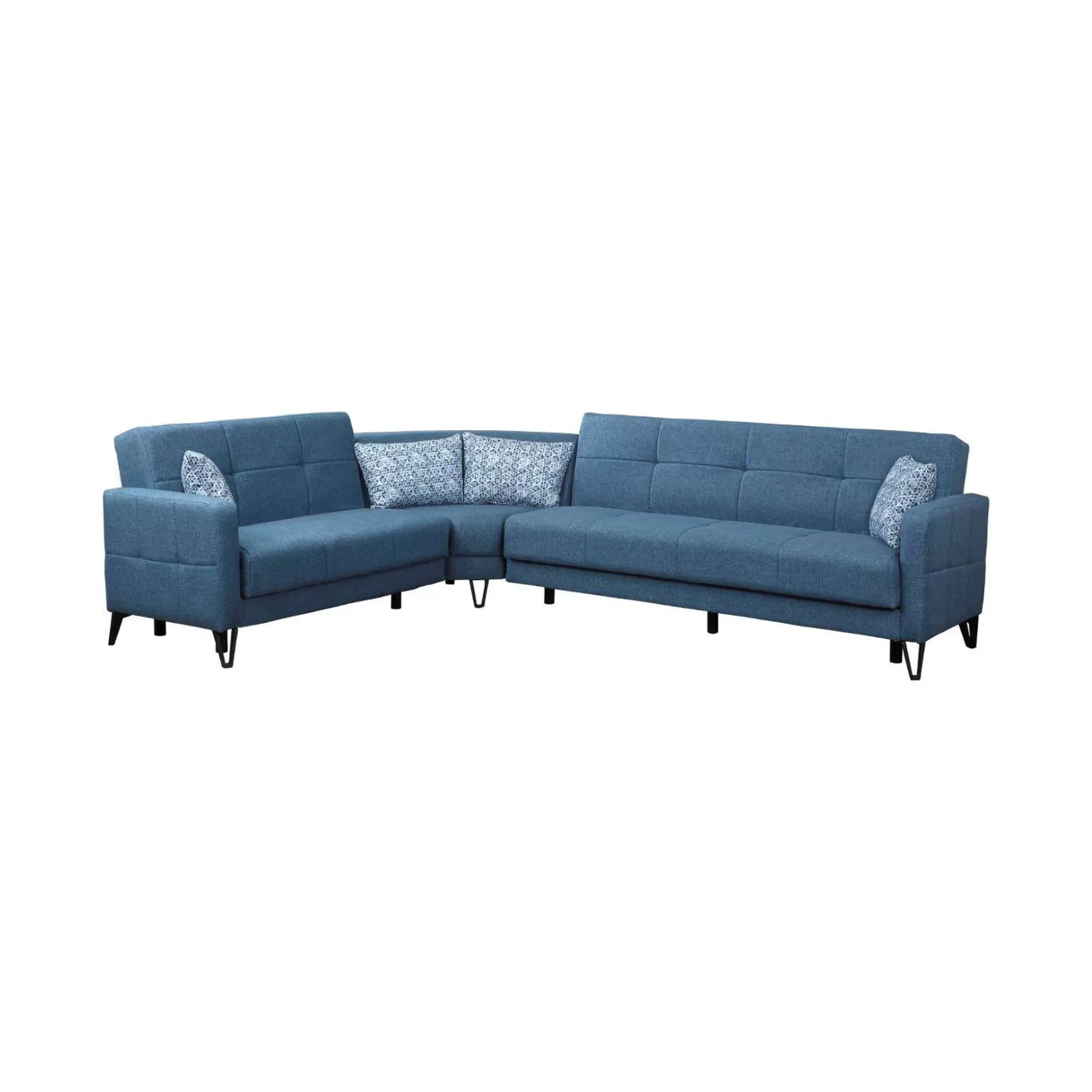 Dmora Divani Letto Con Penisola<Divano letto con penisola Apo, 302x234h88 cm,