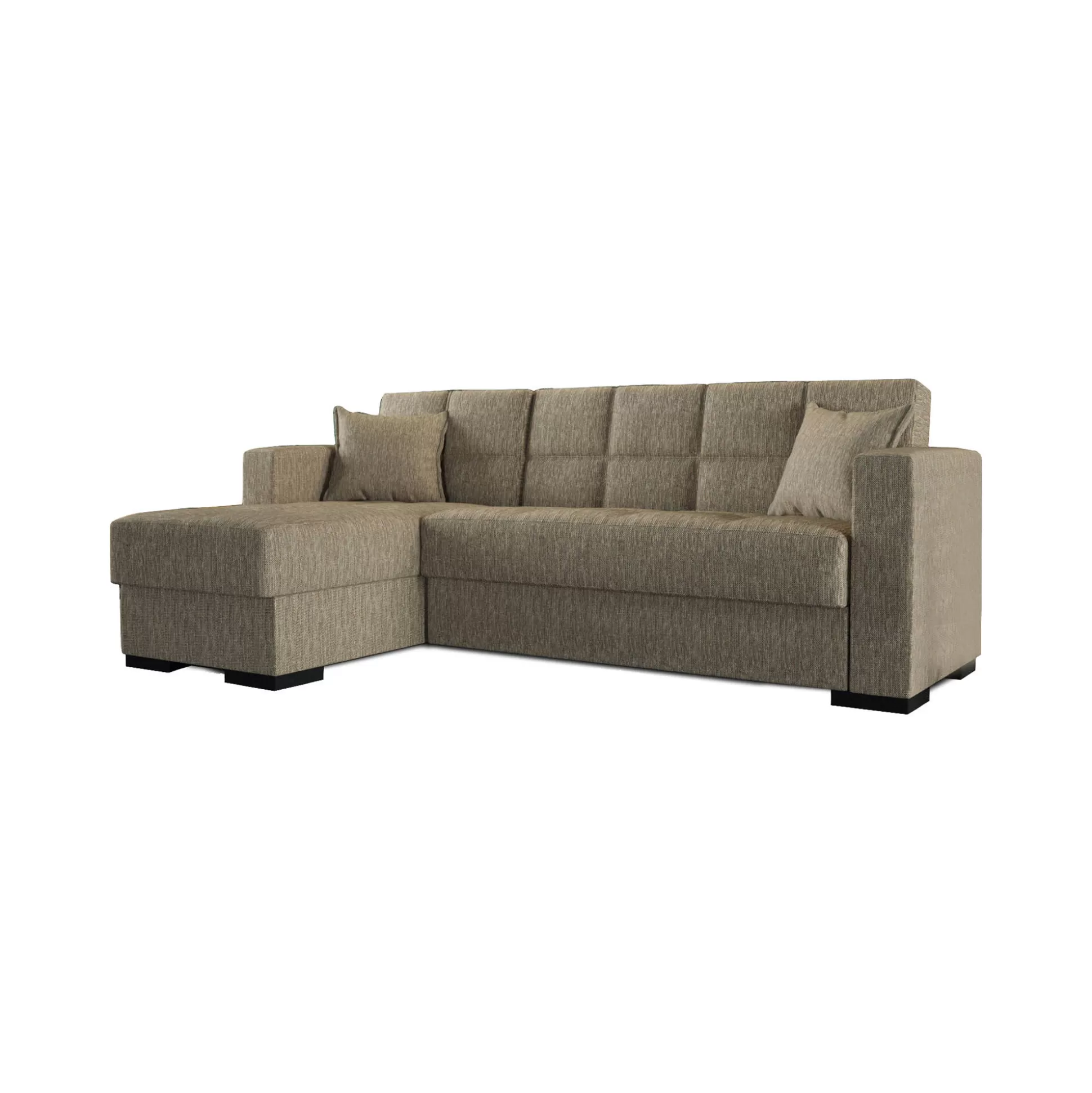 Dmora Divani Letto Con Penisola<Divano letto con penisola Armadillo, 230x150h81 cm,