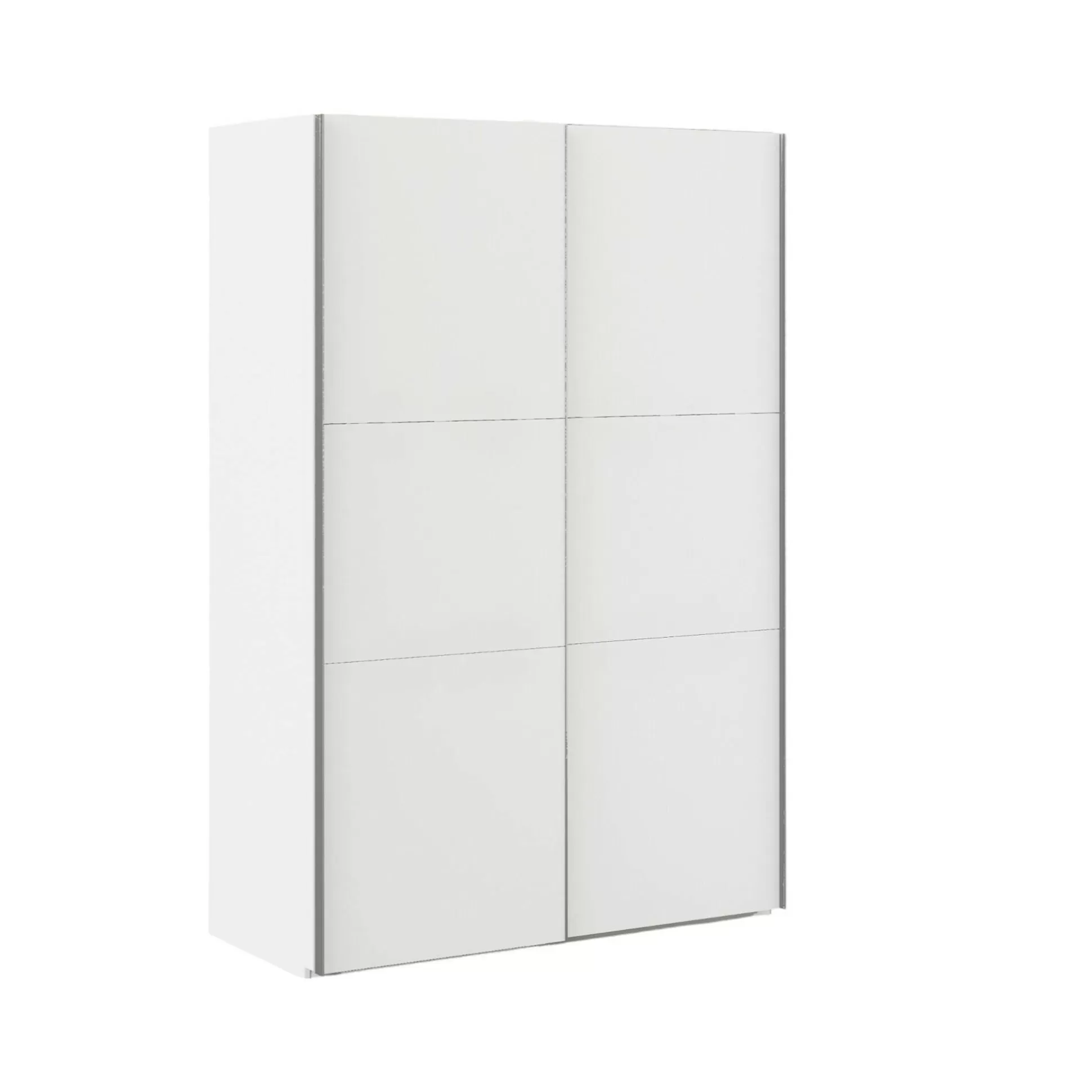 Dmora Guardaroba 2 Ante<Guardaroba 2 ante Almese, 68x147 h220 cm, Bianco e Grigio
