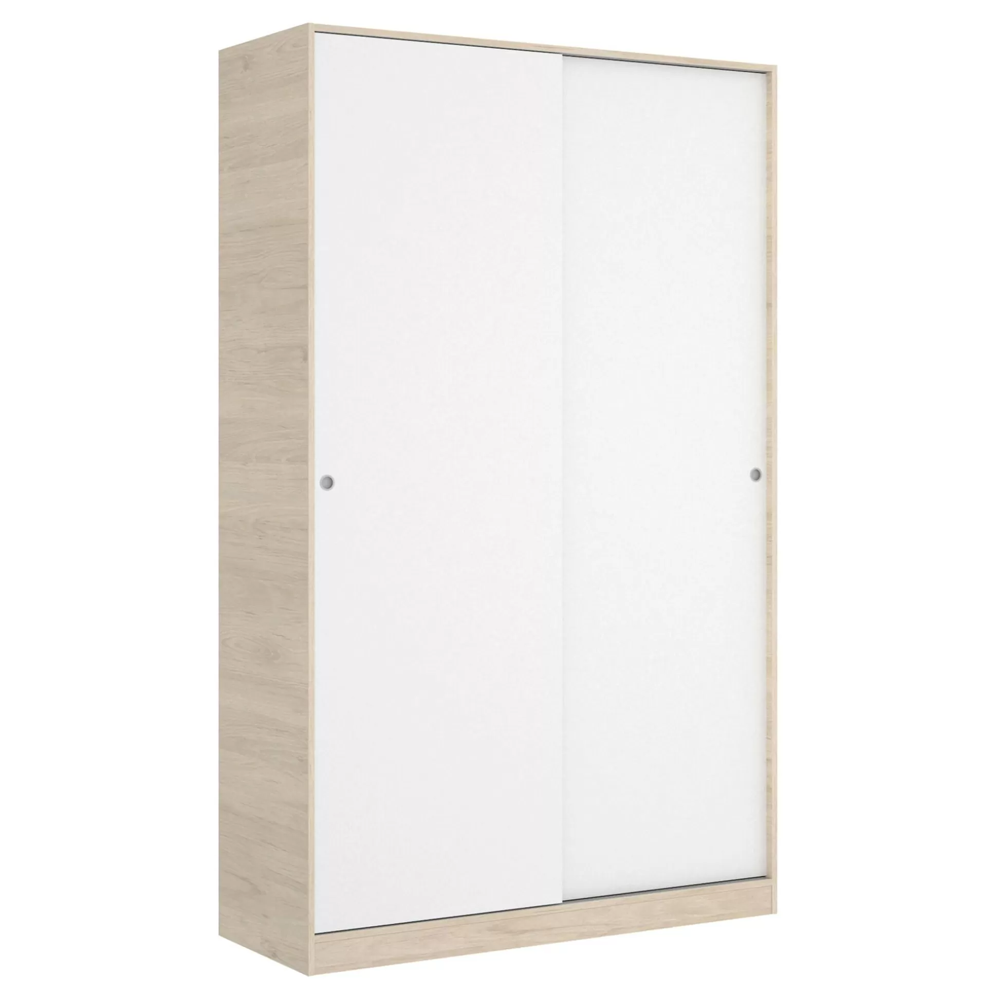 Dmora Guardaroba 2 Ante<Guardaroba 2 ante Alyson, 120x50h204 cm, Bianco e Rovere