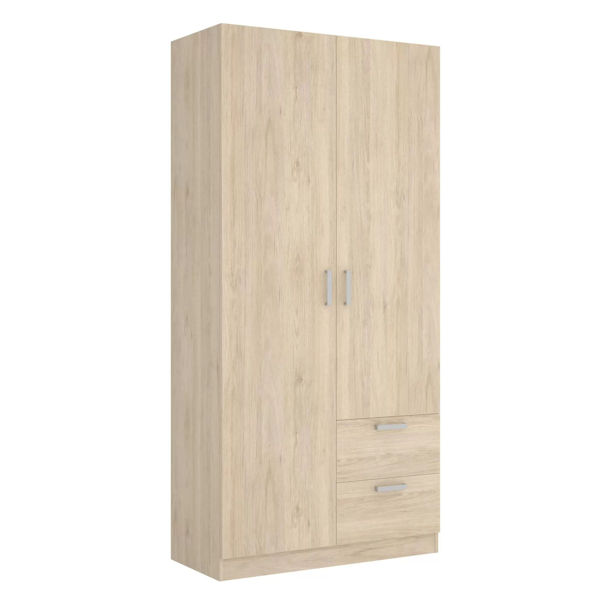 Dmora Guardaroba 2 Ante<Guardaroba 2 ante Amp, 100x52h215 cm,
