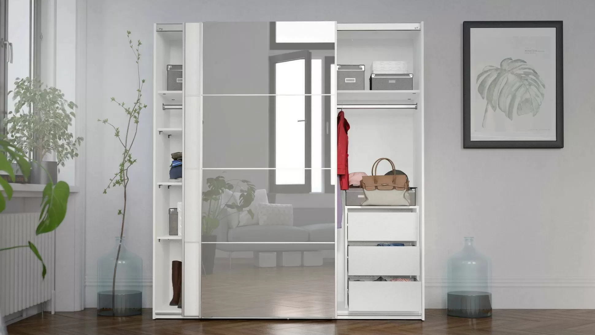 Dmora Guardaroba 2 Ante<Guardaroba 2 ante Angri, 182x64 h202 cm,