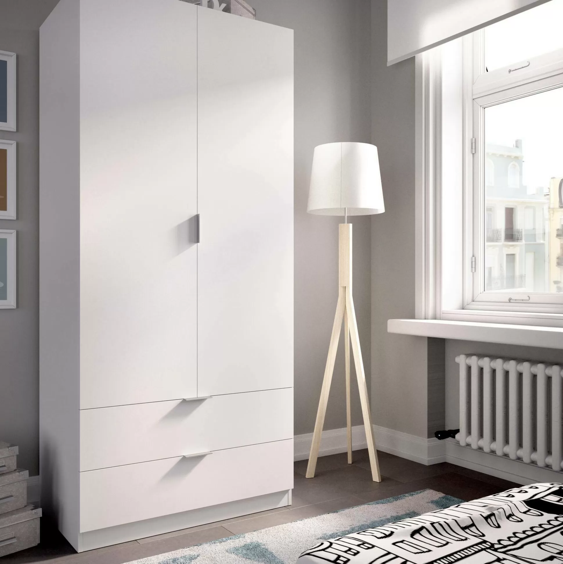 Dmora Guardaroba 2 Ante<Guardaroba 2 ante Anya, 81x52h184 cm,