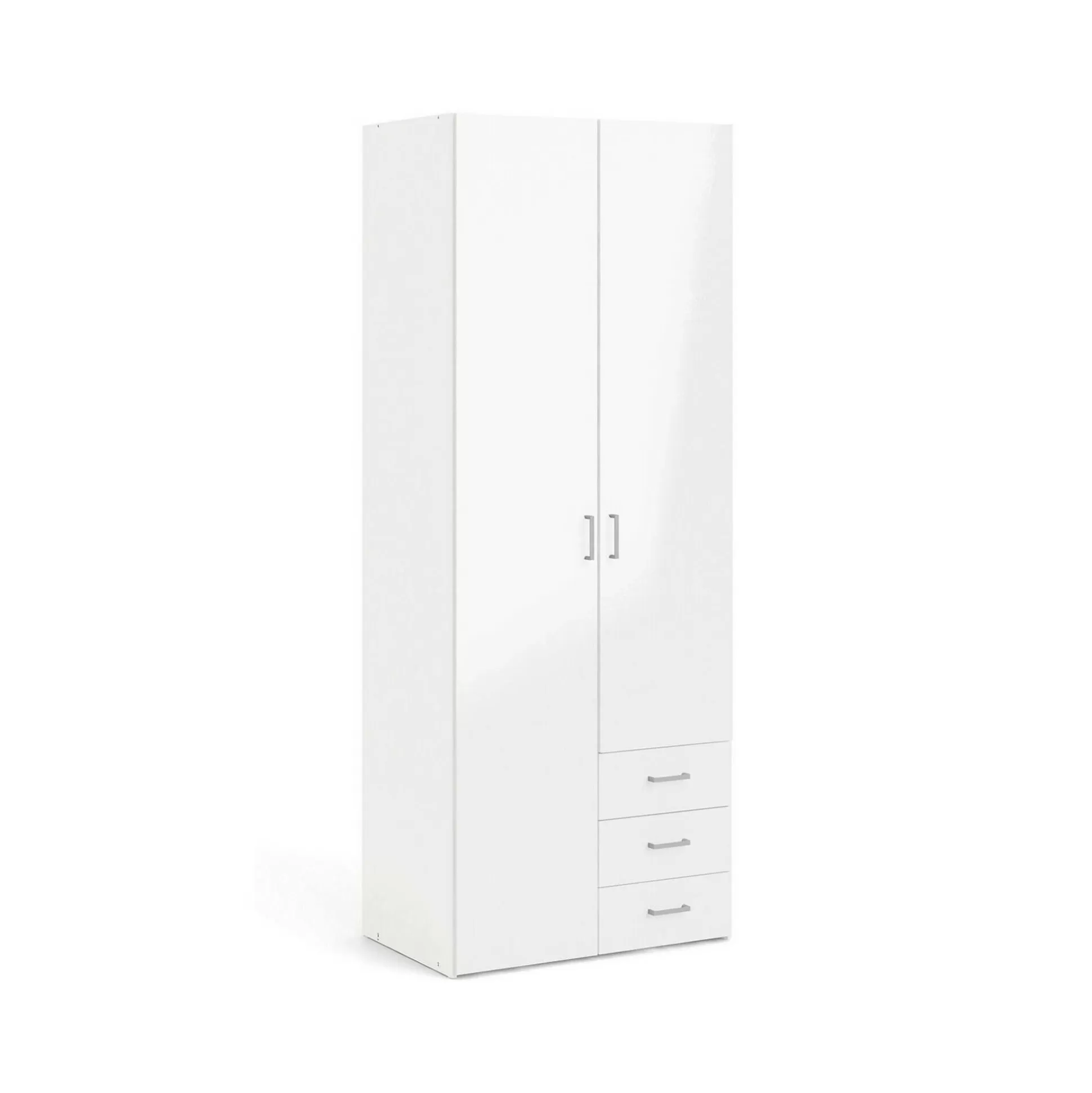 Dmora Guardaroba 2 Ante<Guardaroba 2 ante Apollina, 78x50 h200 cm, Bianco