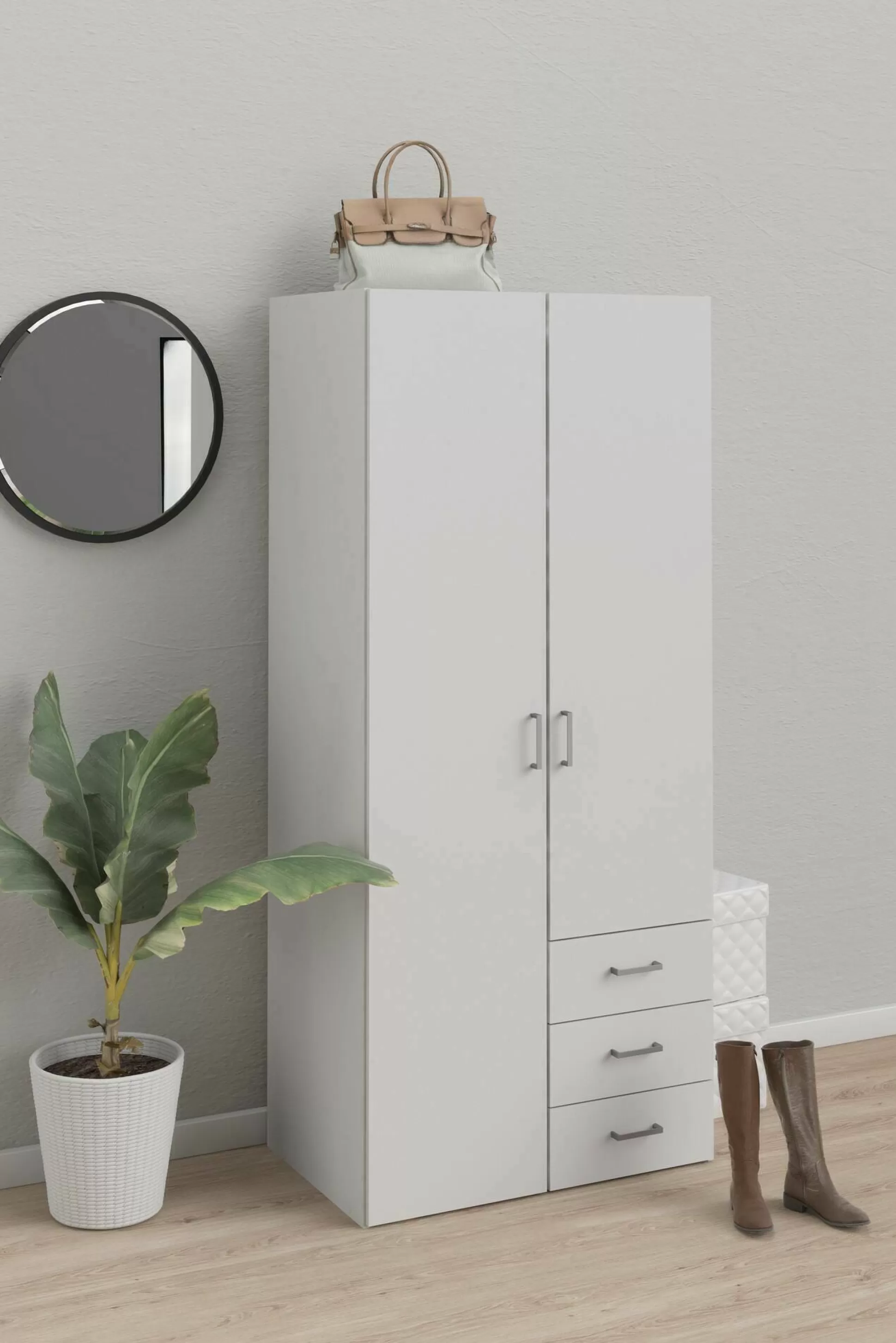 Dmora Guardaroba 2 Ante<Guardaroba 2 ante Arci, 77x49 h175 cm,