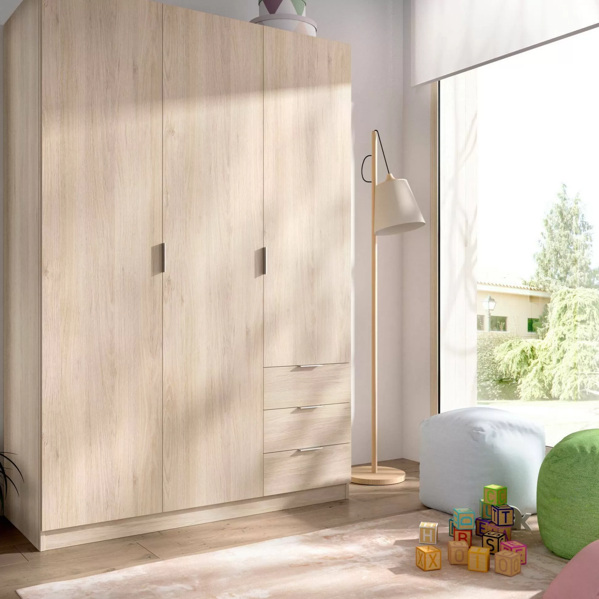 Dmora Guardaroba 3 Ante<Guardaroba 3 ante Astru, 121x52h184 cm,