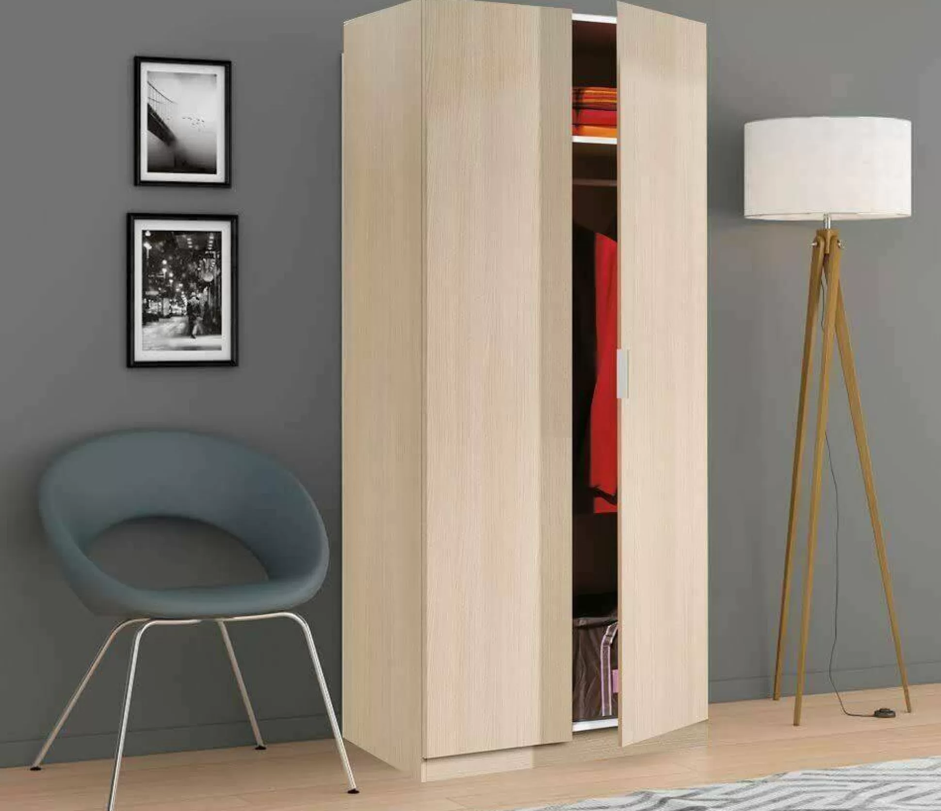 Dmora Guardaroba 2 Ante<Guardaroba 2 ante Avik, 82x52h180 cm,