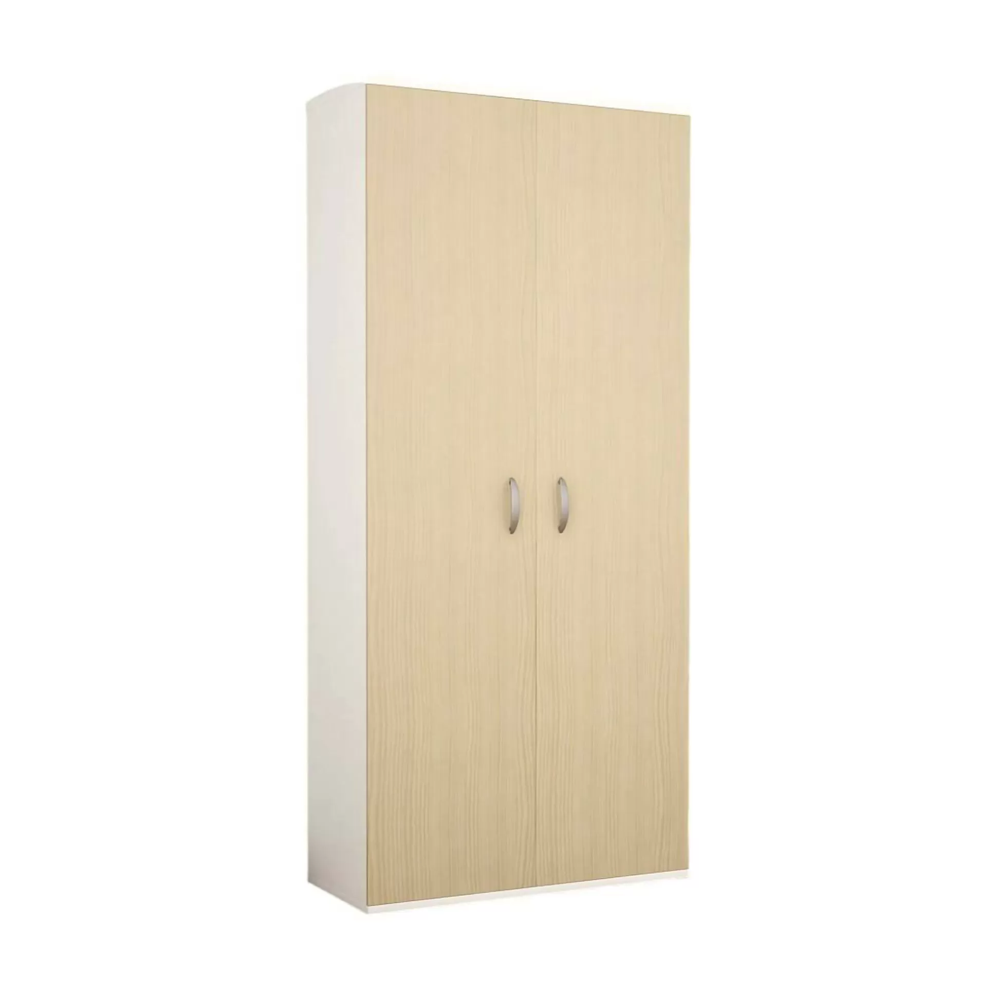 Dmora Guardaroba 2 Ante<Guardaroba 2 ante Bandu, 80x52h170 cm, Bianco e Grigio