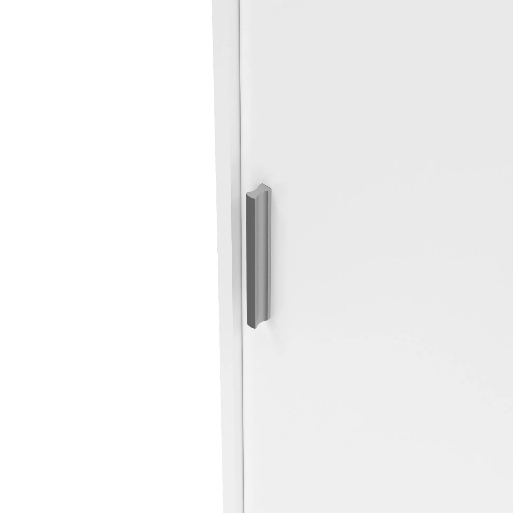 Dmora Guardaroba 3 Ante<Guardaroba 3 ante Delphine, Mobile camera da letto, Cabina armadio portabiti, Armadio appendiabiti, 60x177 h200 cm, Bianco