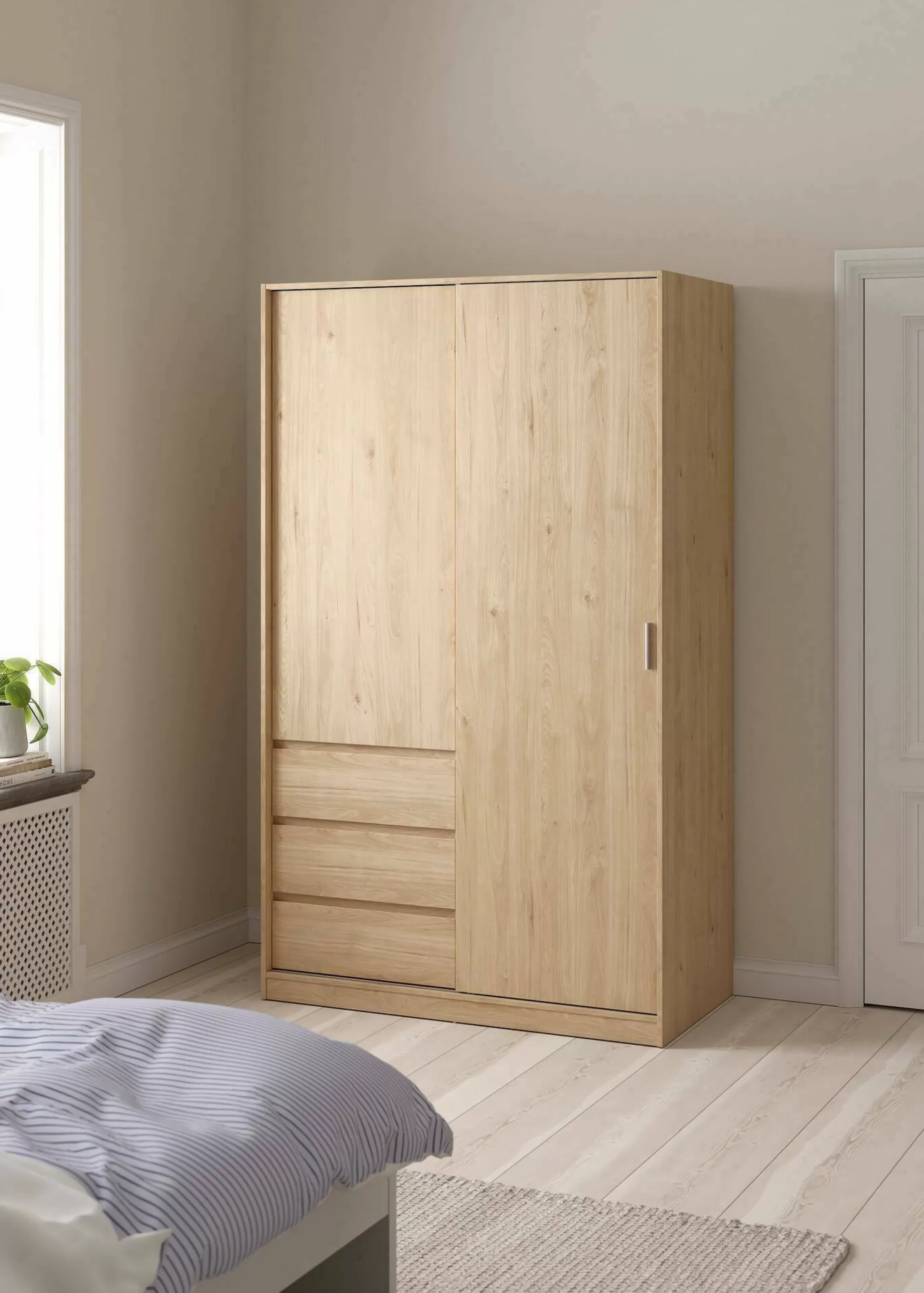 Dmora Guardaroba 2 Ante<Guardaroba 2 ante Dscalvin, 60x119 h200 cm,