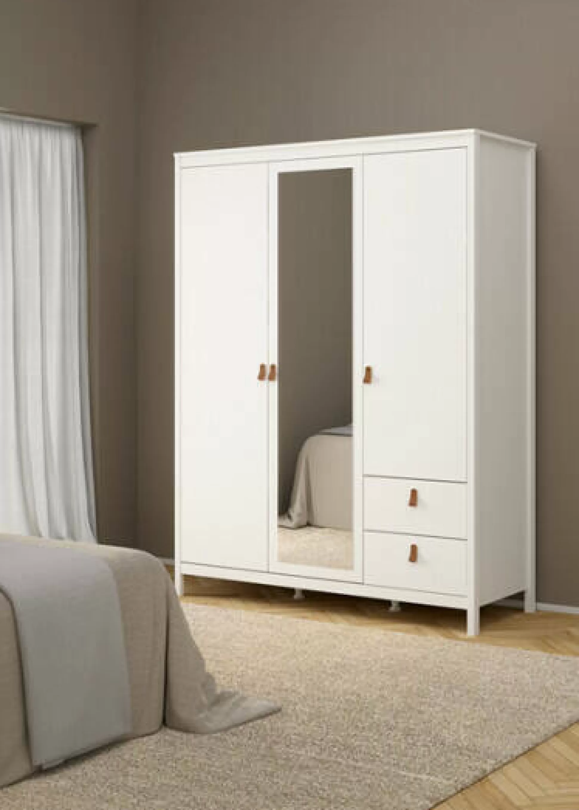 Dmora Guardaroba 3 Ante<Guardaroba 3 ante Dselvagg, 58x150 h199 cm,