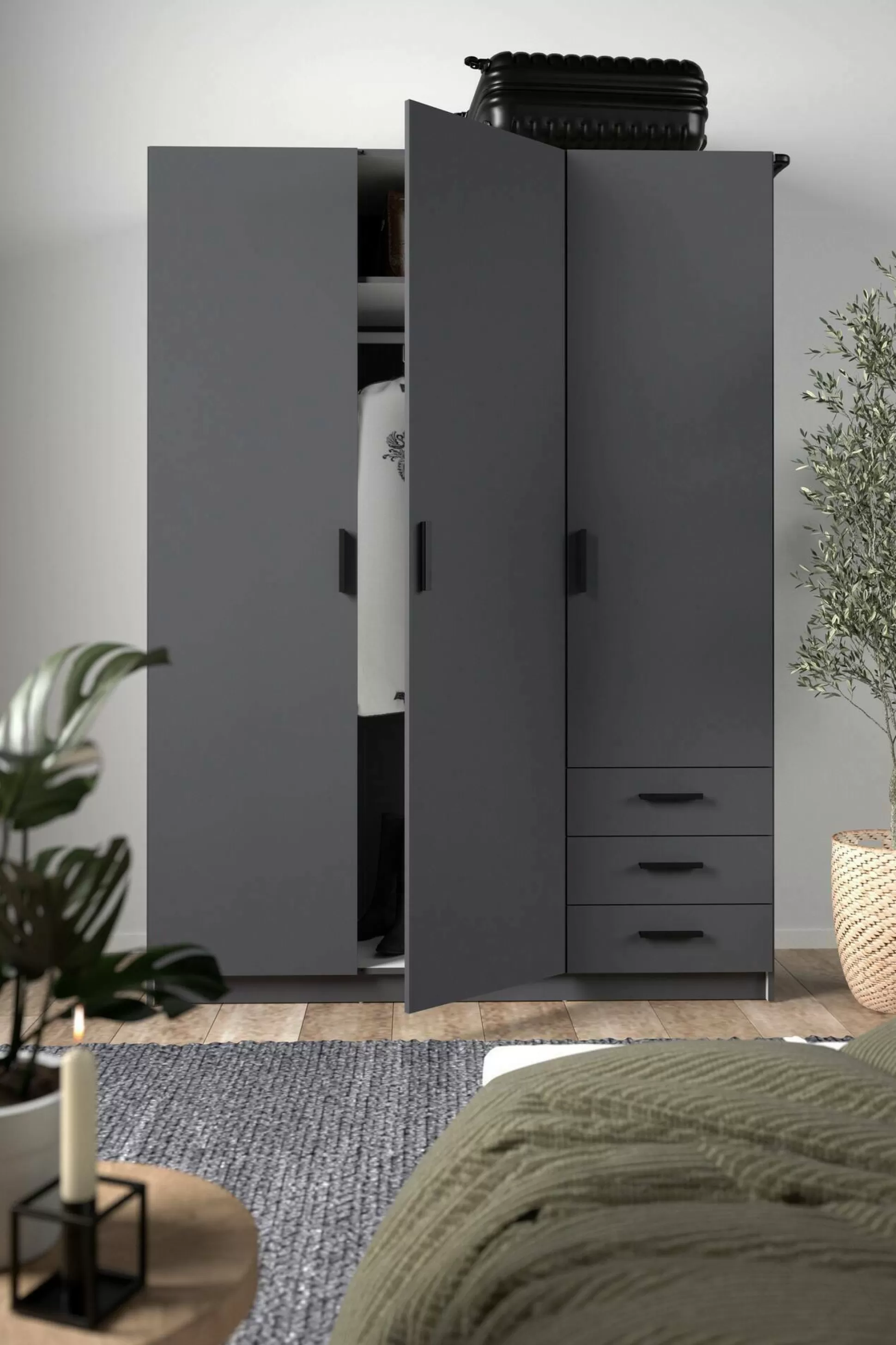 Dmora Guardaroba 3 Ante<Guardaroba 3 ante Dsenk, 50x147 h200 cm,