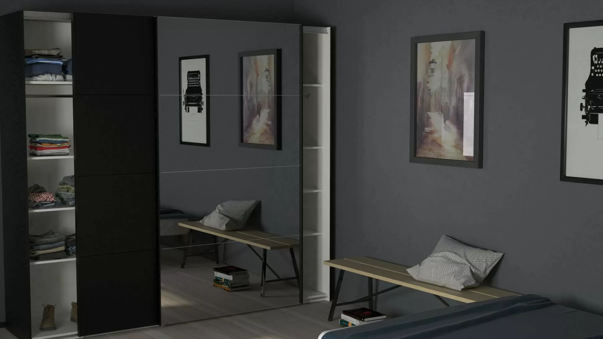 Dmora Guardaroba 2 Ante<Guardaroba 2 ante Dstabil, 61x243 h220 cm,