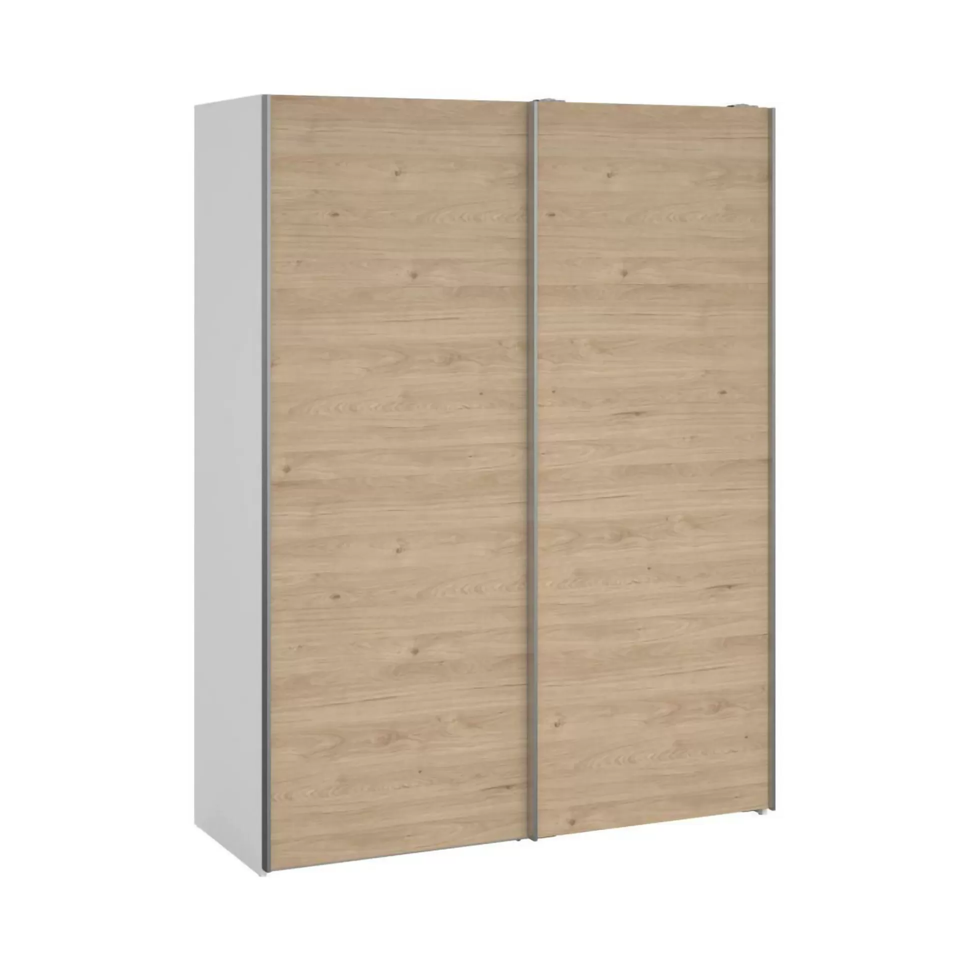 Dmora Guardaroba 2 Ante<Guardaroba 2 ante Dstang, 61x150 h200 cm, Bianco e Rovere