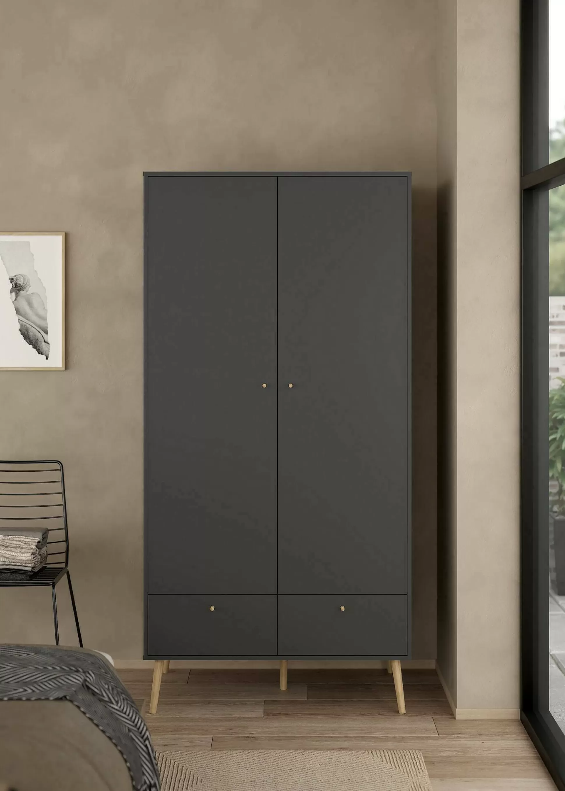 Dmora Guardaroba 2 Ante<Guardaroba 2 ante Kahina, 58x99 h200 cm,