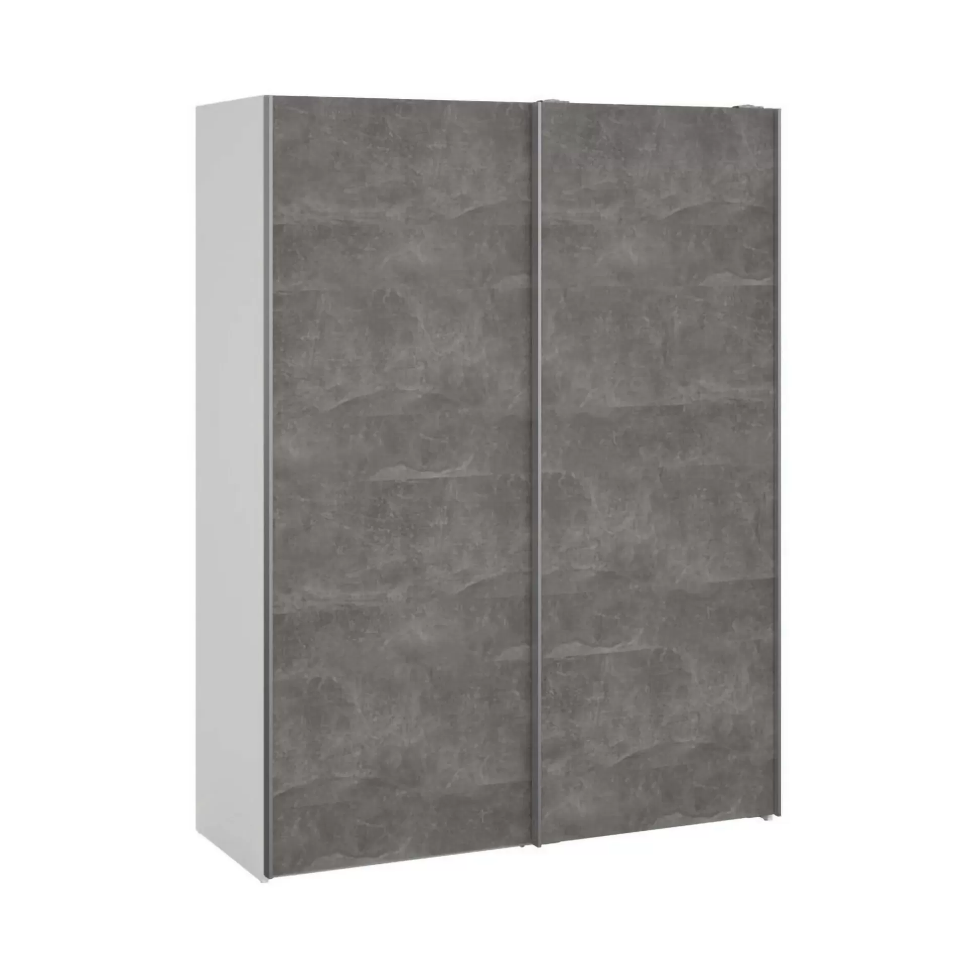 Dmora Guardaroba 2 Ante<Guardaroba 2 ante Maurice, 61x150 h200 cm, Bianco e Grigio
