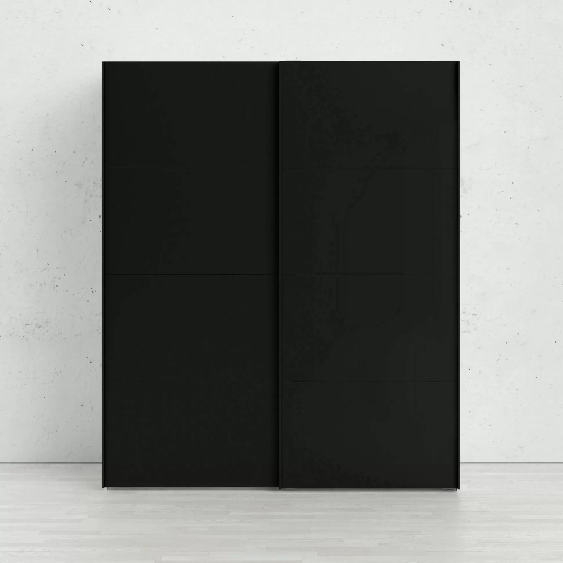 Dmora Guardaroba 2 Ante<Guardaroba 2 ante Portlouis, 62x182 h220 cm, Bianco e Nero