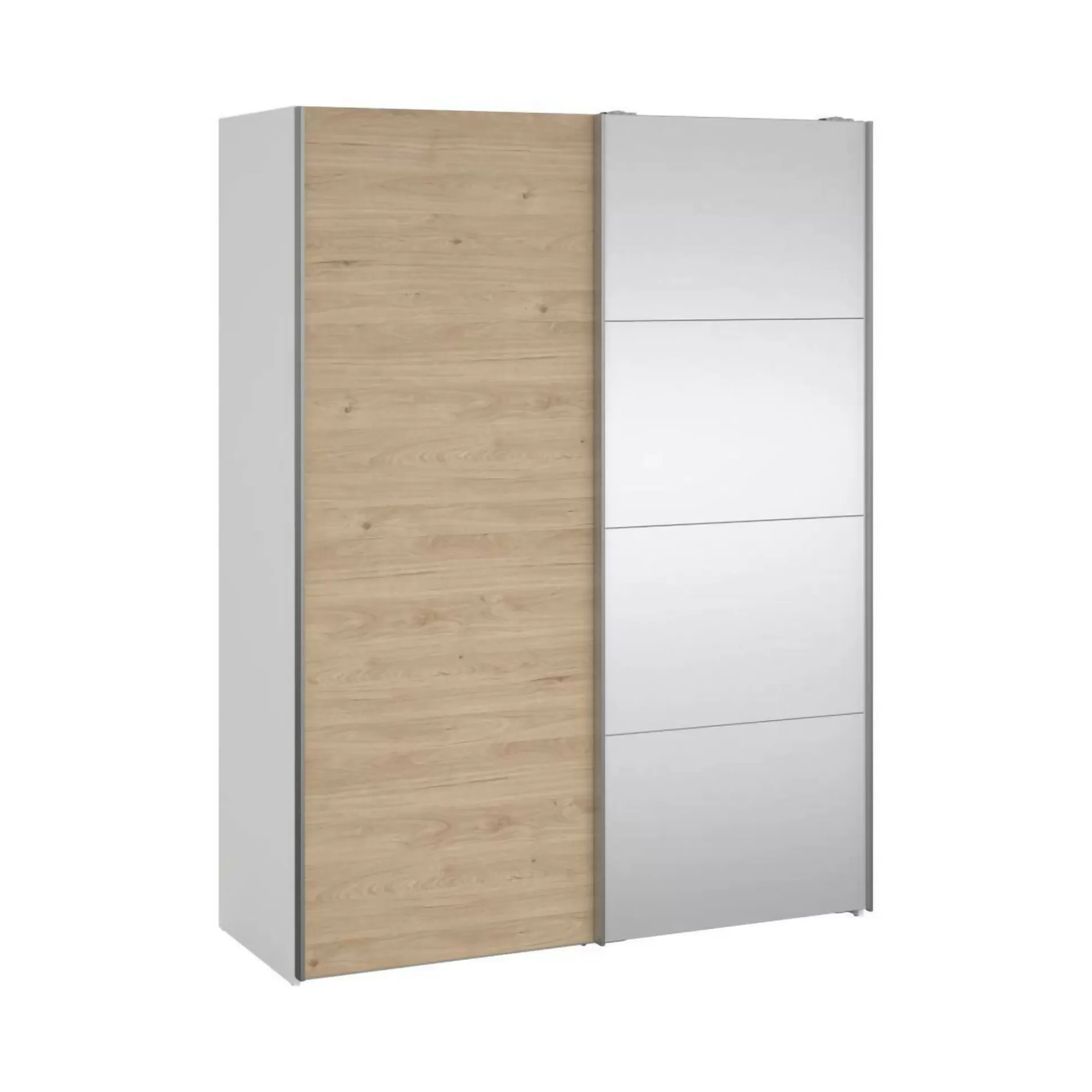 Dmora Guardaroba 2 Ante<Guardaroba 2 ante Seraphine, 61x150 h200 cm, Bianco e Rovere
