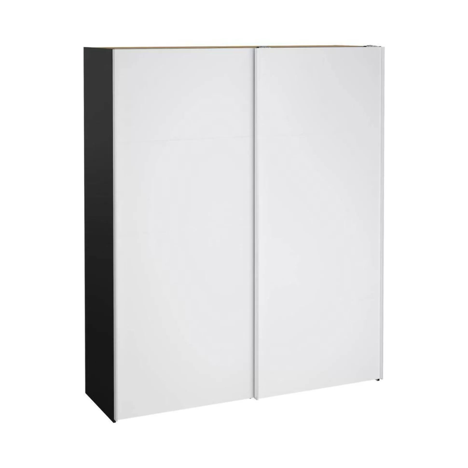 Dmora Guardaroba 2 Ante<Guardaroba 2 ante Taxus, 61x182 h220 cm, Nero e Bianco