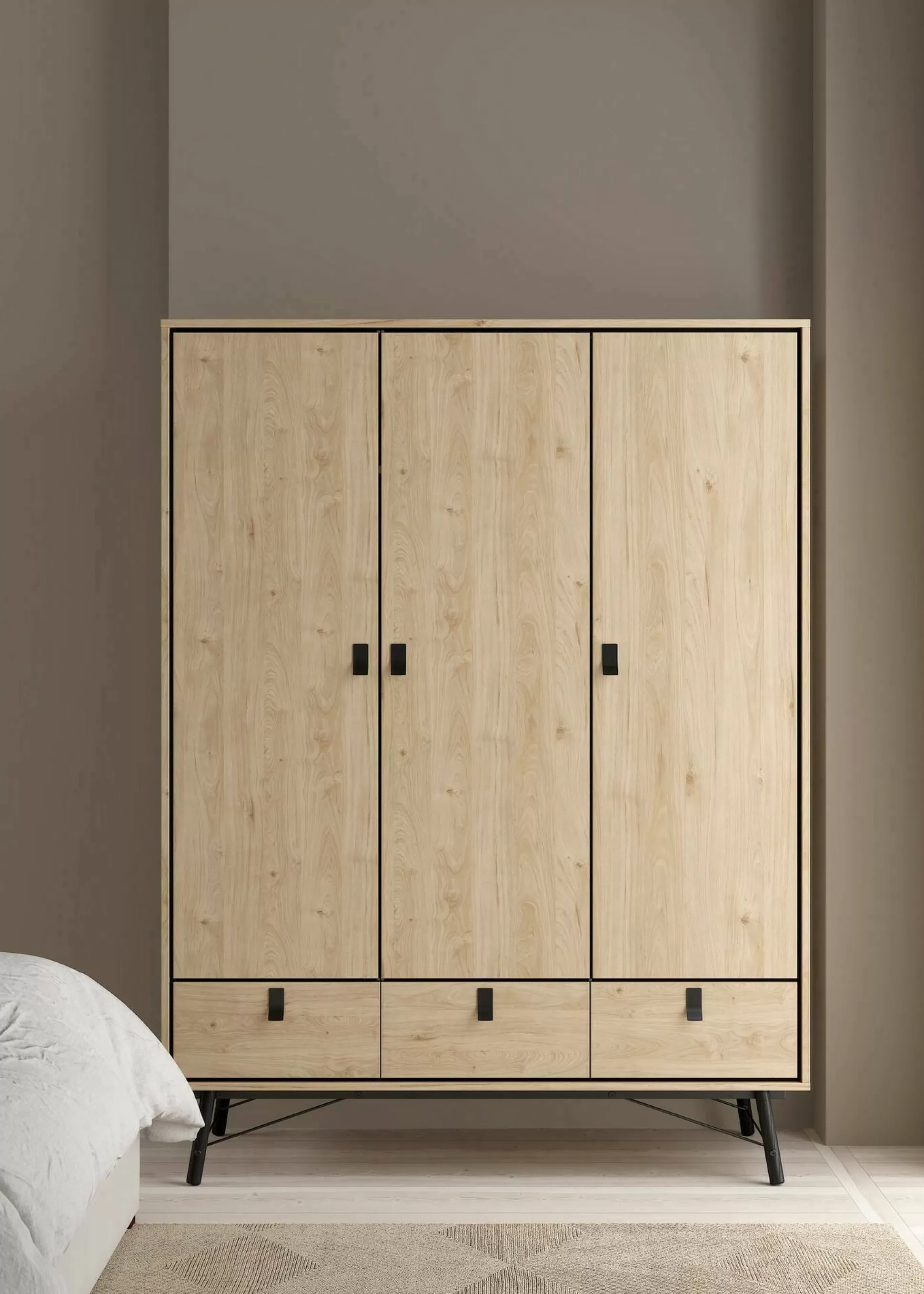 Dmora Guardaroba 3 Ante<Guardaroba 3 ante Zerbo, 60x150 h200 cm,