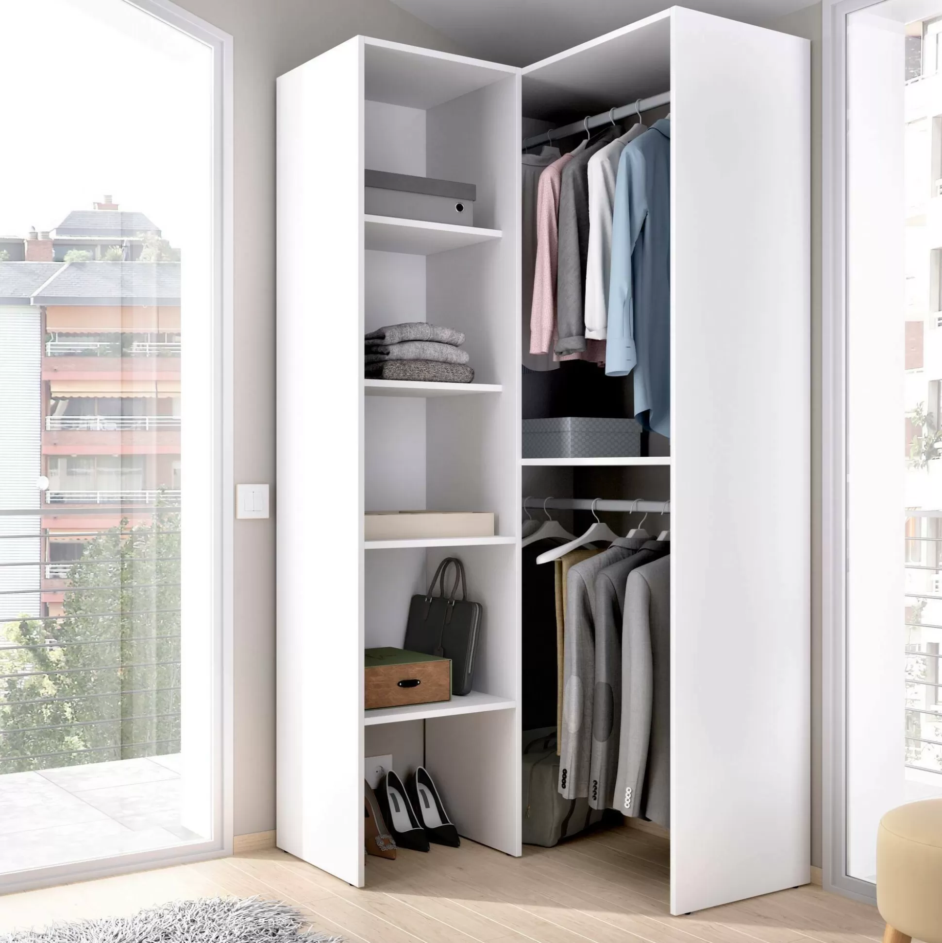 Dmora Altri Guardaroba<Guardaroba Arpagone, 79x88h186 cm,