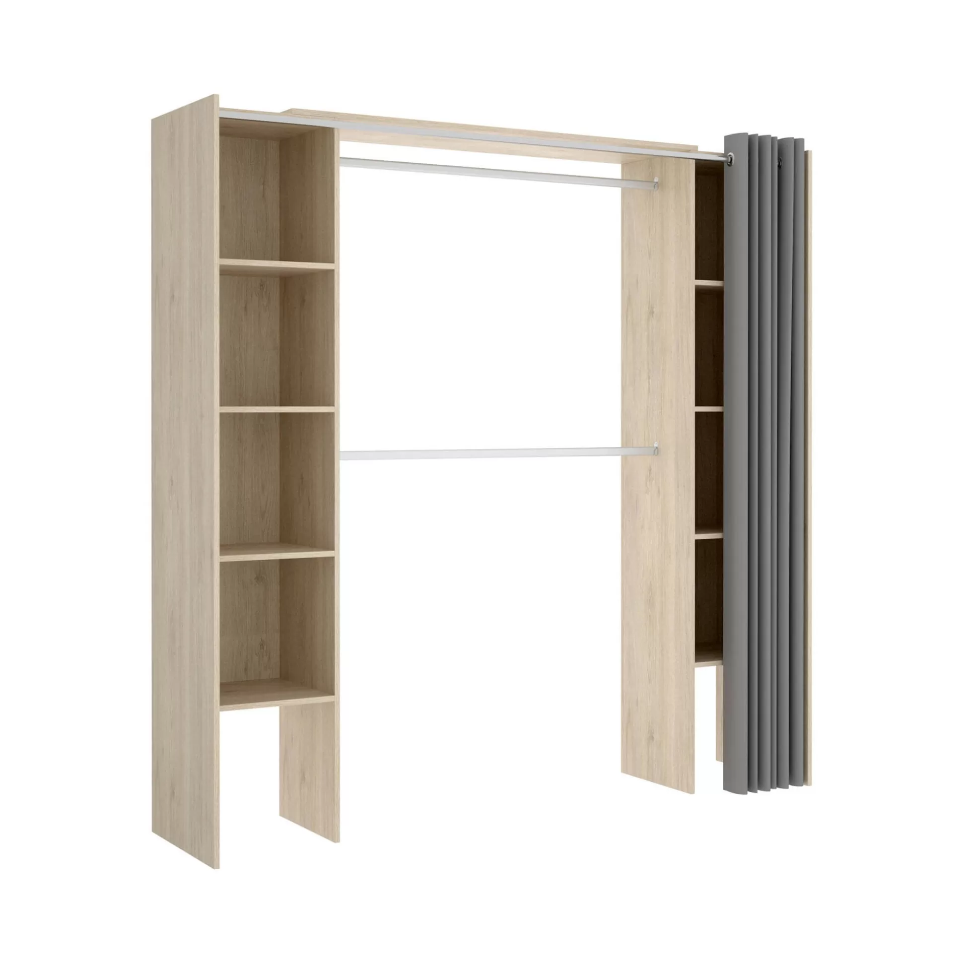 Dmora Altri Guardaroba<Guardaroba grande Caloy, 180x50 h205 cm,