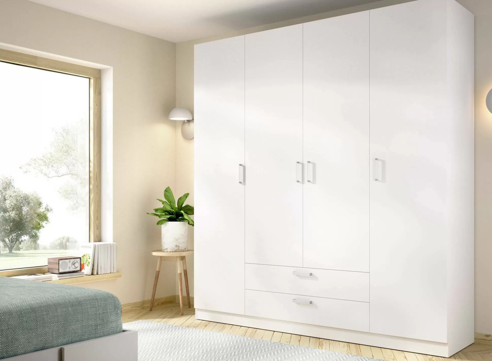 Dmora Altri Guardaroba<Guardaroba grande Colin, 200x52 h215 cm,