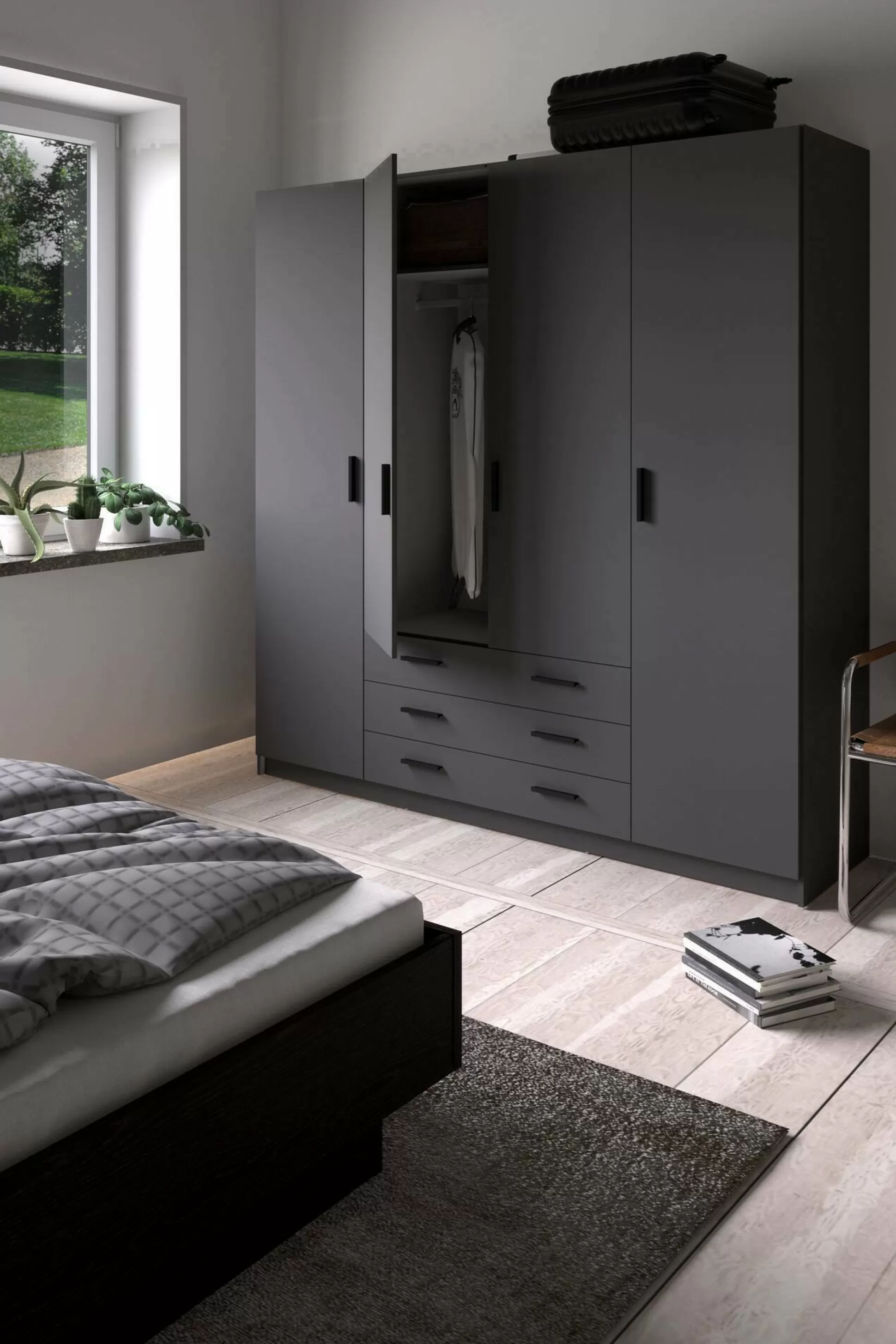 Dmora Altri Guardaroba<Guardaroba grande Dserafin, 50x196 h200 cm,