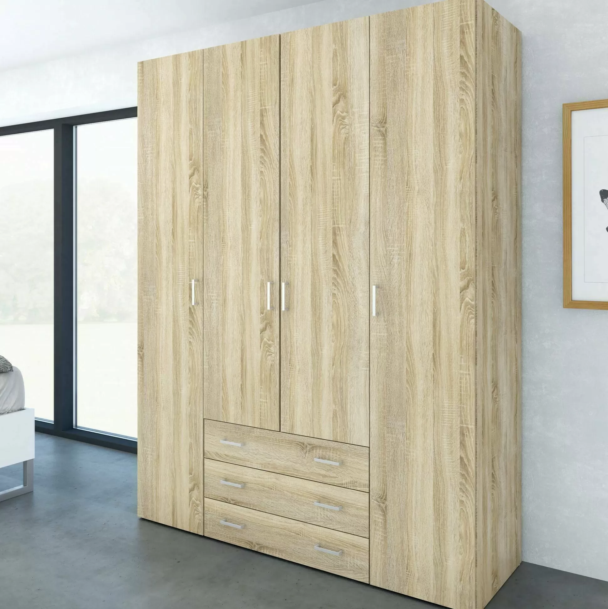 Dmora Altri Guardaroba<Guardaroba grande Dseren, 154x50 h200 cm,
