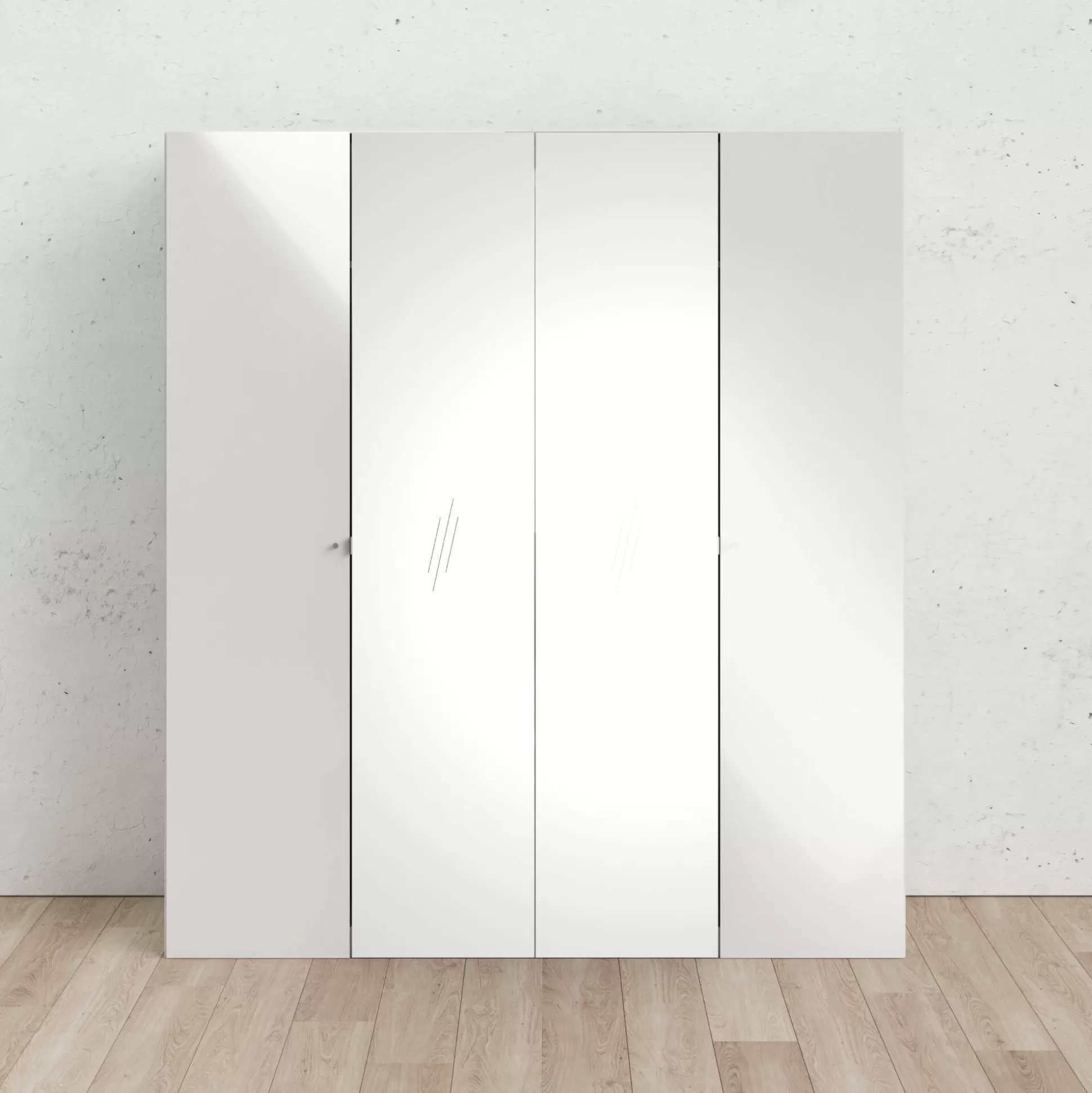 Dmora Altri Guardaroba<Guardaroba grande Keila, 196x60 h219 cm, Bianco