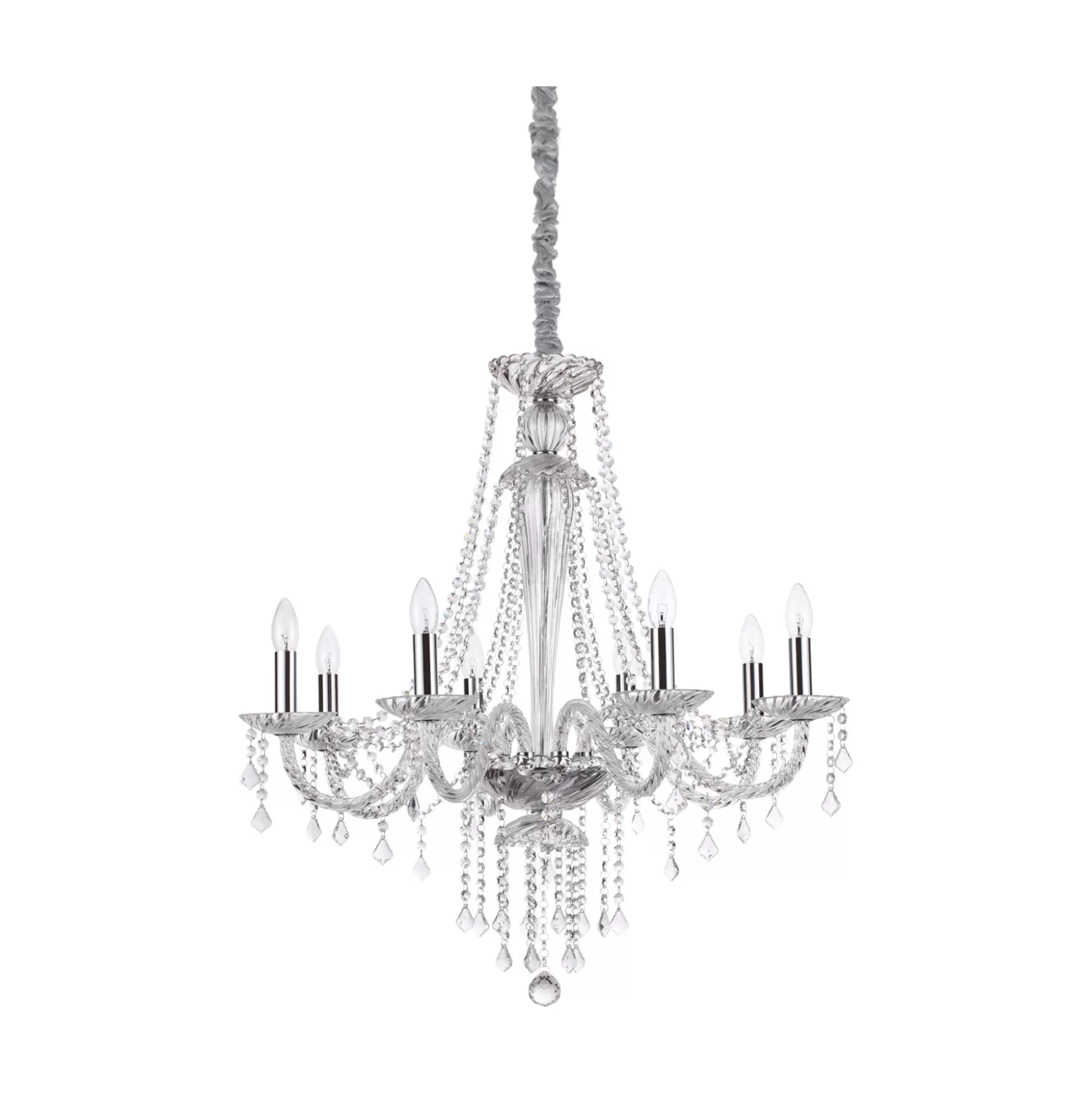 Dmora Lampade A Sospensione<Ideal-Lux - Lampada a sospensione AMADEUS SP8, 80 x 80 x h106 cm,