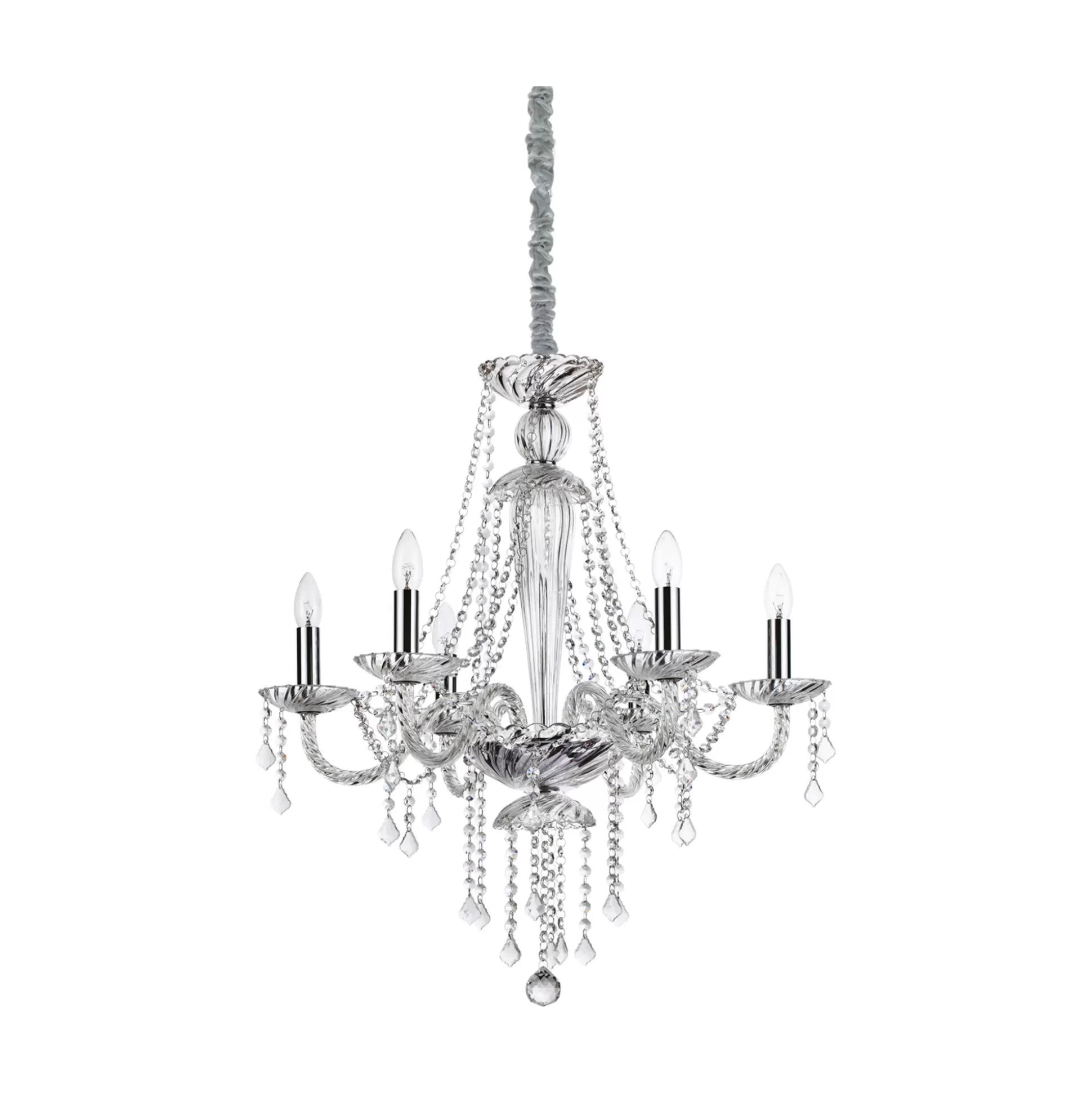 Dmora Lampade A Sospensione<Ideal-Lux - Lampada a sospensione AMADEUS SP6, 67 x 67 x h79 cm,