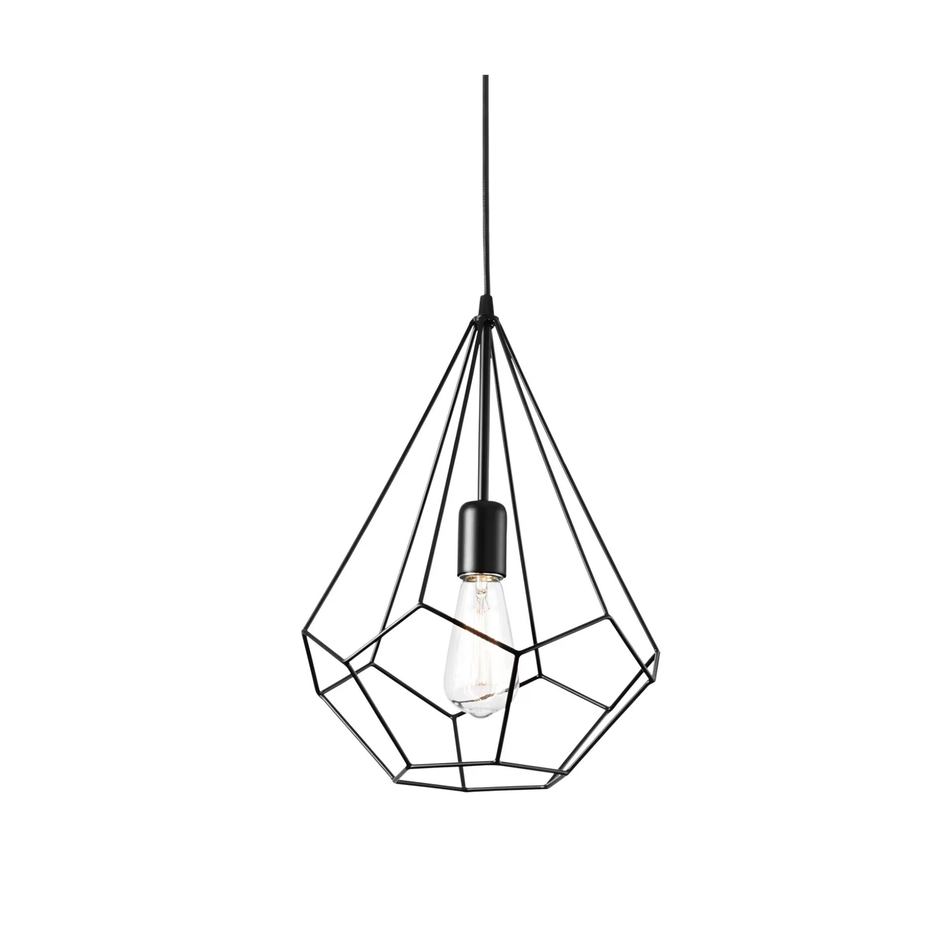 Dmora Lampade A Sospensione<Ideal-Lux - Lampada a sospensione AMPOLLA-3 SP1 , Made in Italy, 30 x 30 x h67 cm,
